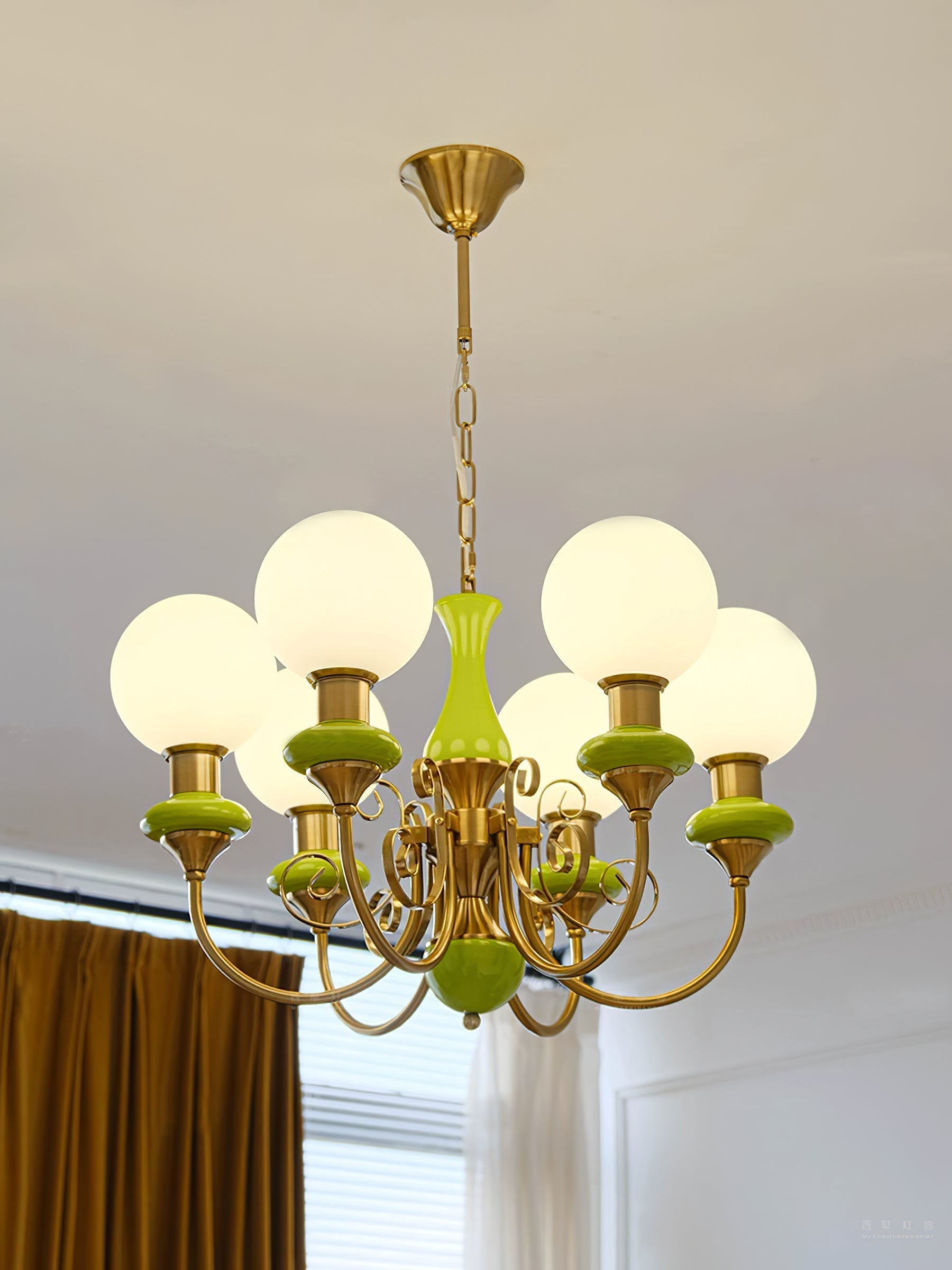 Evsolia Premium Nordic Art Onyx Glass Chandelier - Letslighting