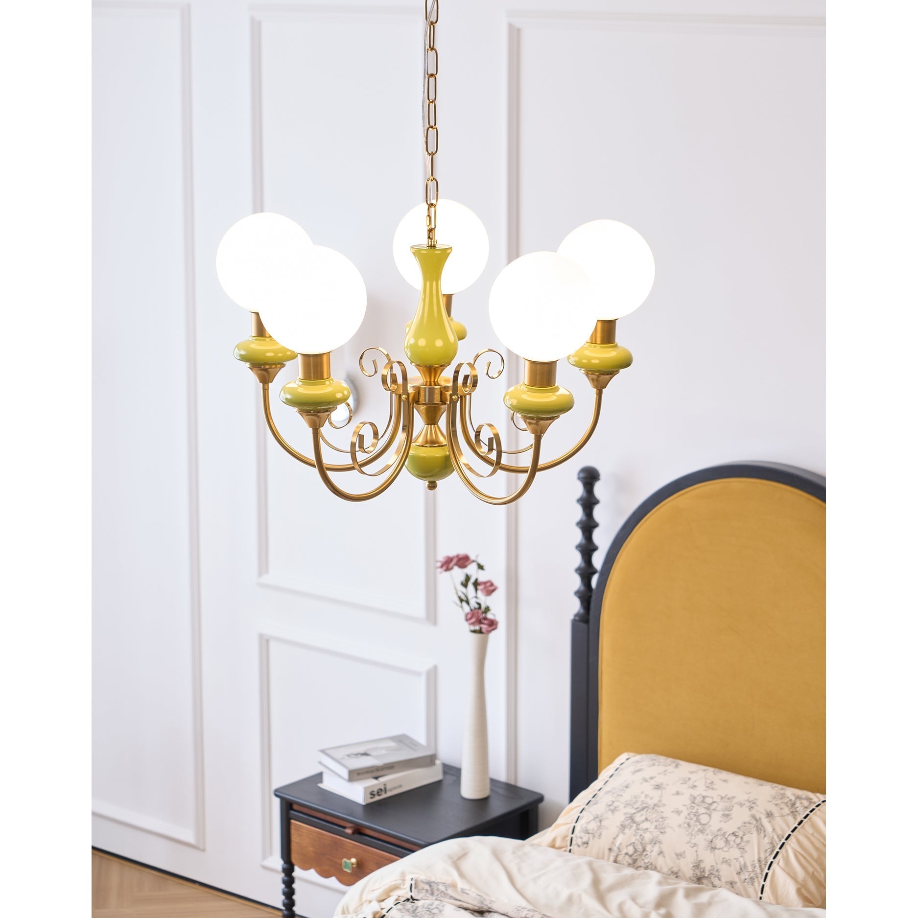Evsolia Premium Nordic Art Onyx Glass Chandelier - Letslighting