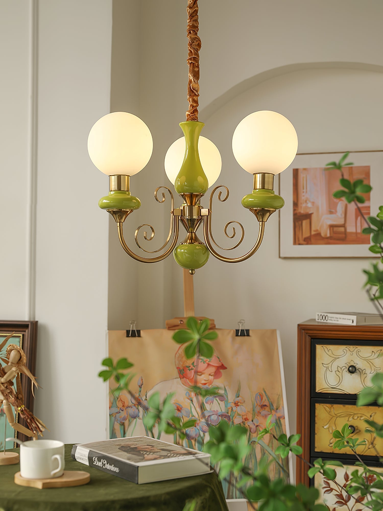 Evsolia Premium Nordic Art Onyx Glass Chandelier - Letslighting