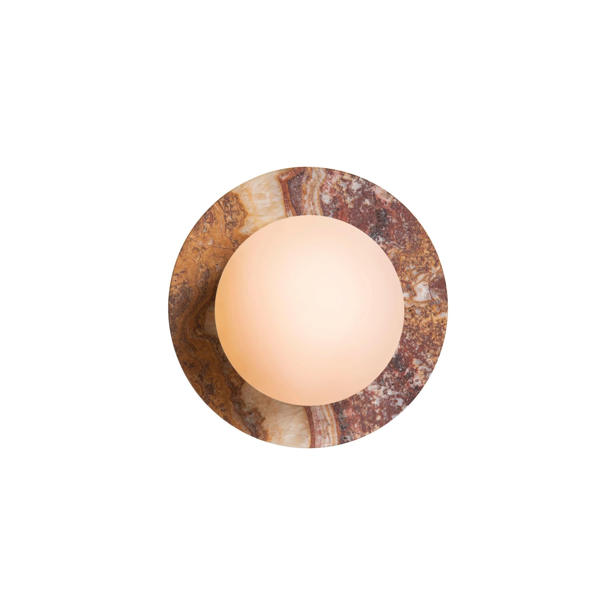 Ovyna Modern Minimalist Onyx Glass Wall Lamp - Letslighting