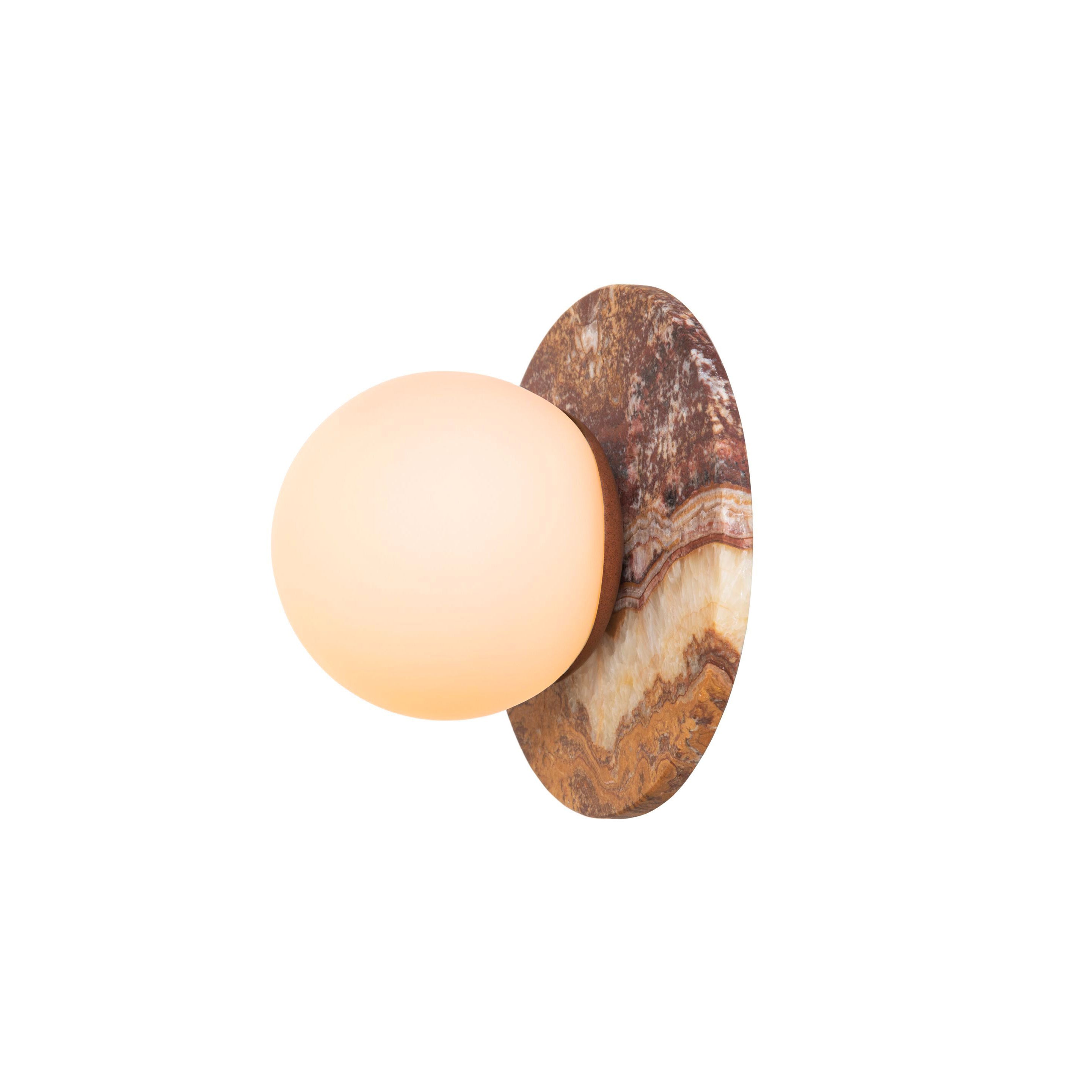 Ovyna Modern Minimalist Onyx Glass Wall Lamp - Letslighting
