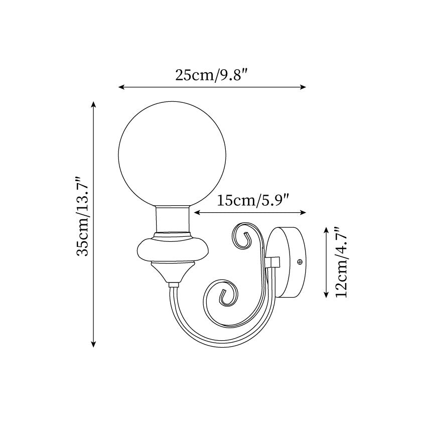 Velin Brass Wall Lamp - Letslighting