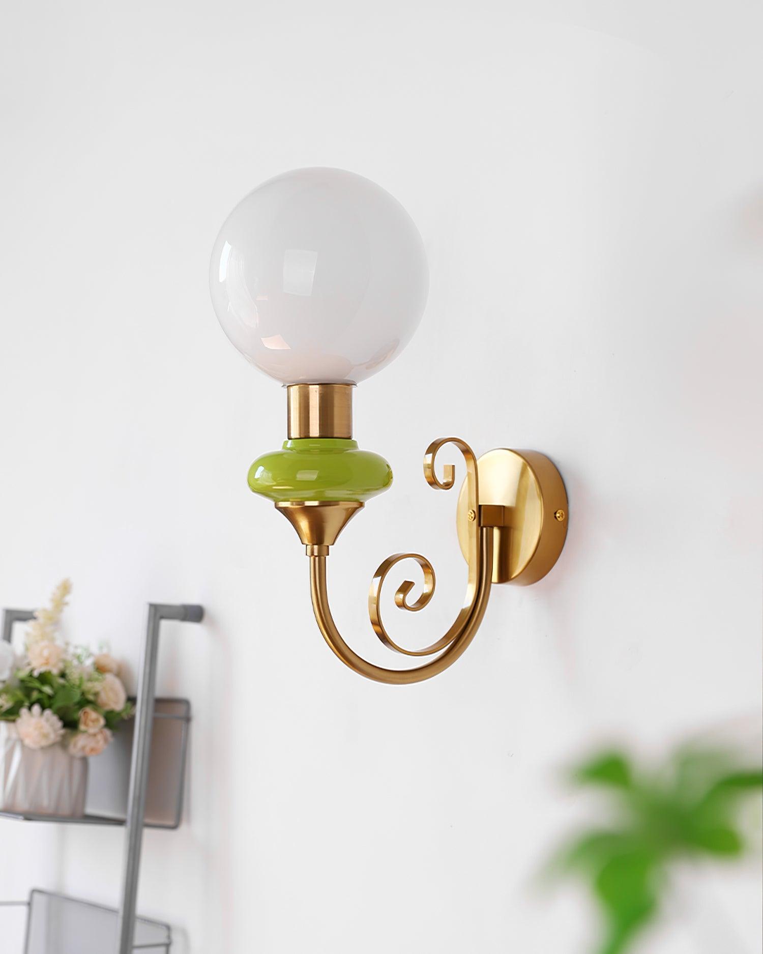 Velin Brass Wall Lamp - Letslighting