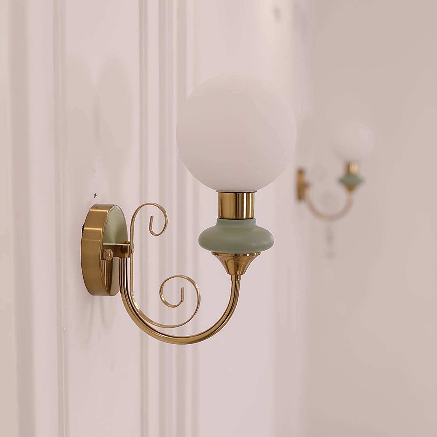 Quirk Premium Nordic Art Glass Wall Lamp - Letslighting