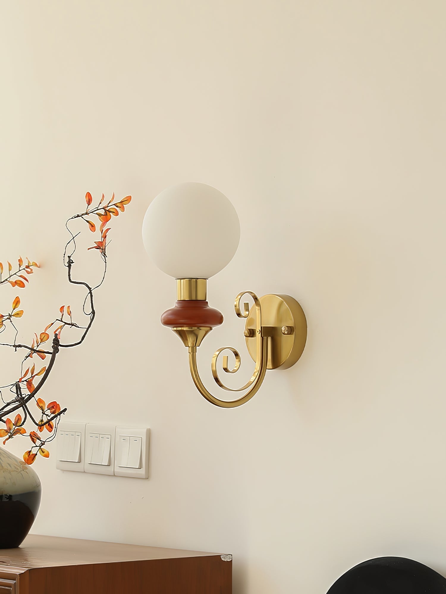 Quirk Premium Nordic Art Glass Wall Lamp - Letslighting