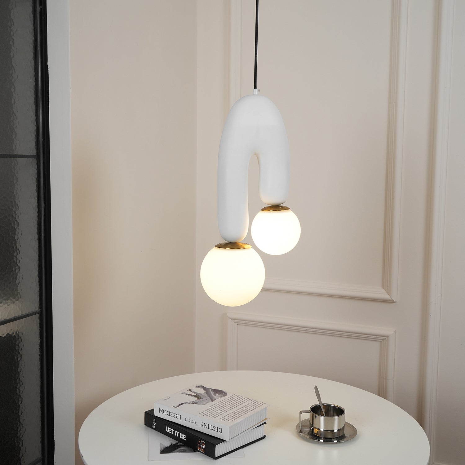 Oo Pendant Light Smooth Sculptural Organic - Letslighting