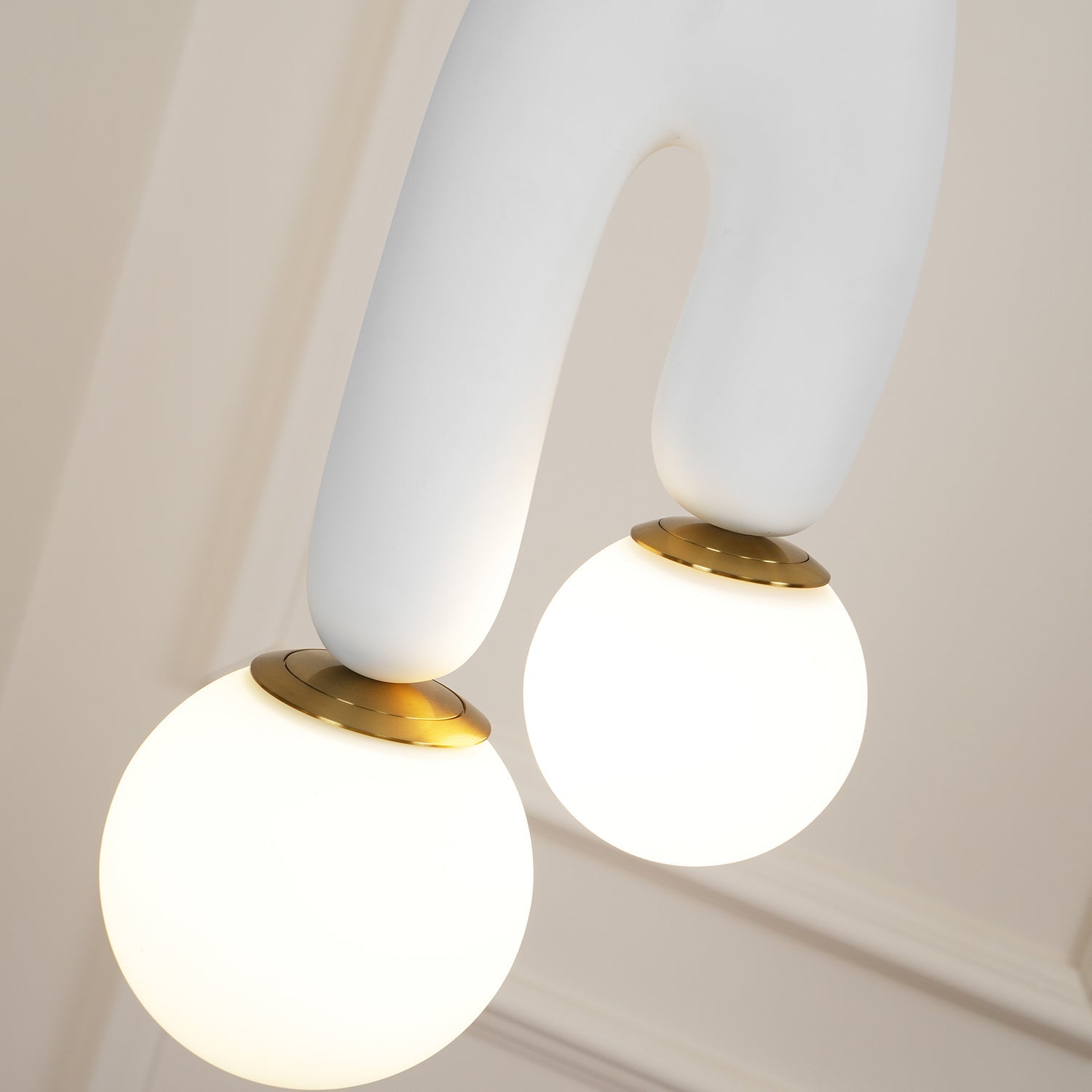 Oo Pendant Light Smooth Sculptural Organic - Letslighting