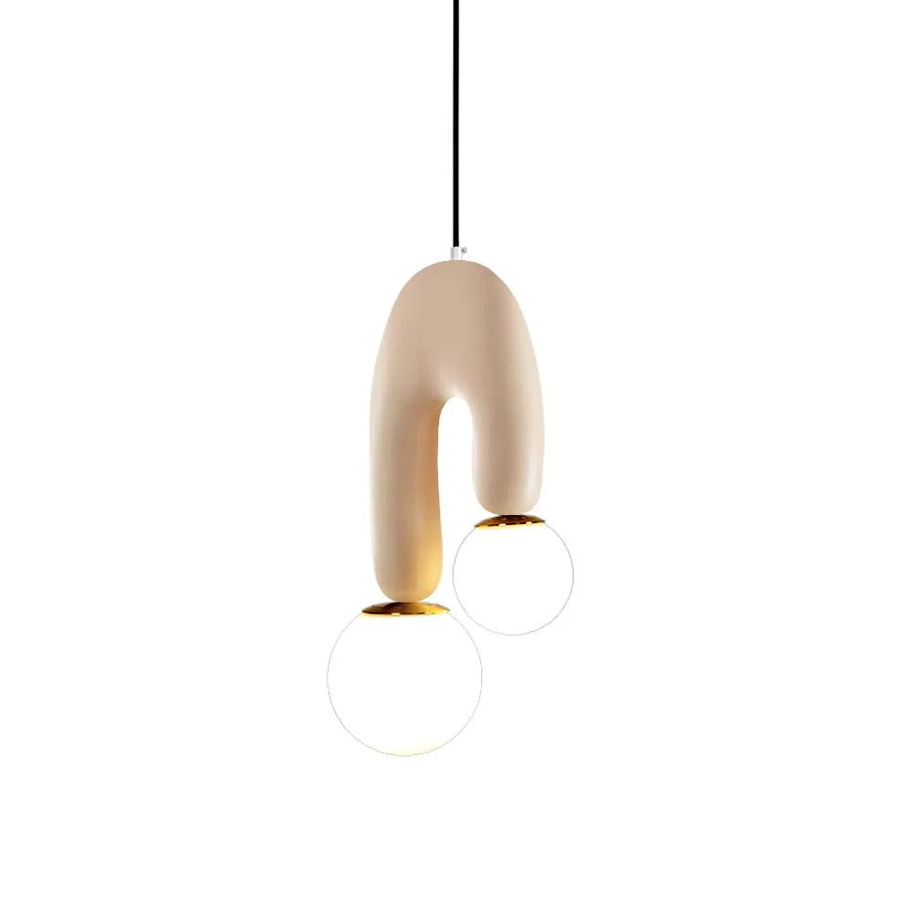 Oo Pendant Light Smooth Sculptural Organic - Letslighting