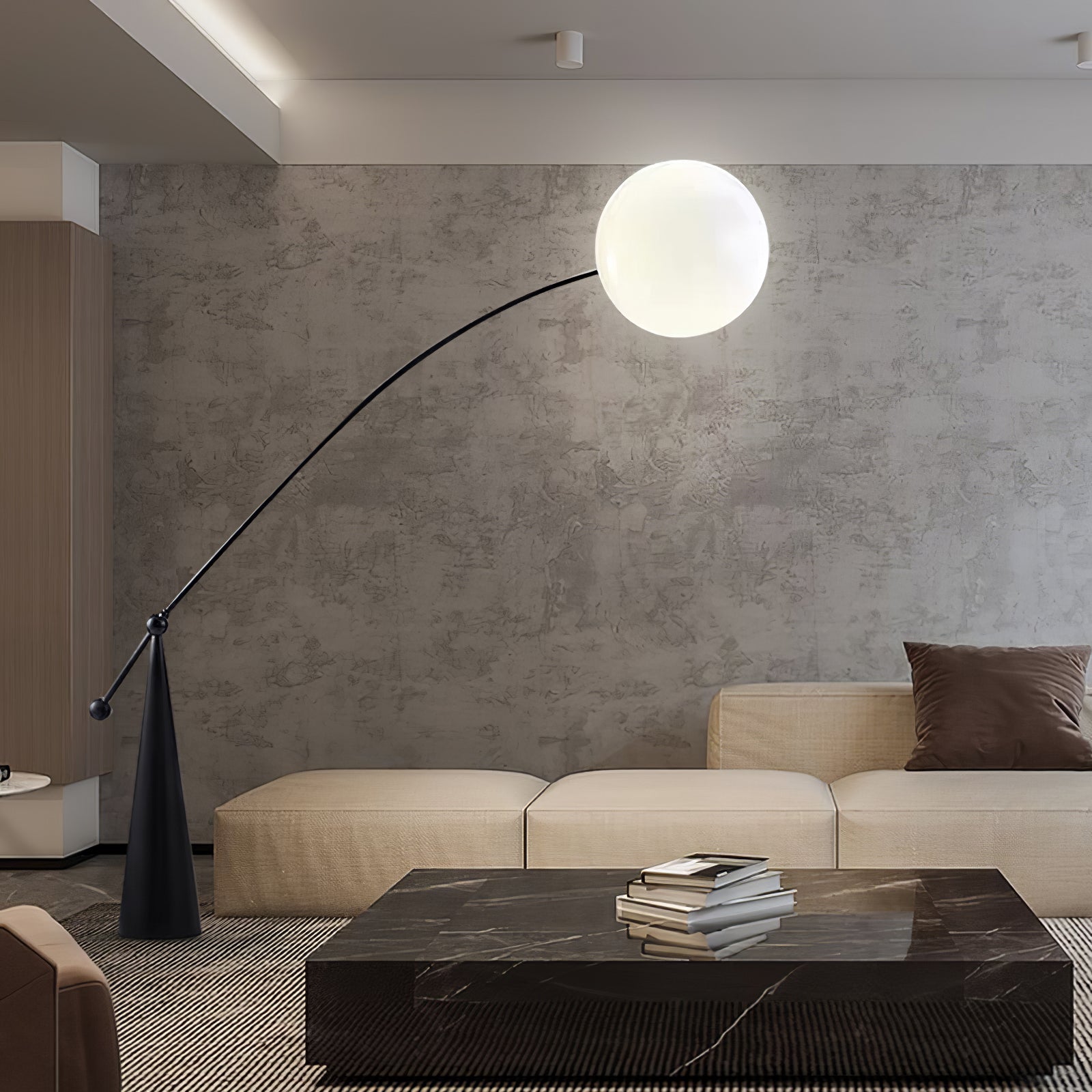 Ortalil Modern Arc Floor Lamp - Letslighting