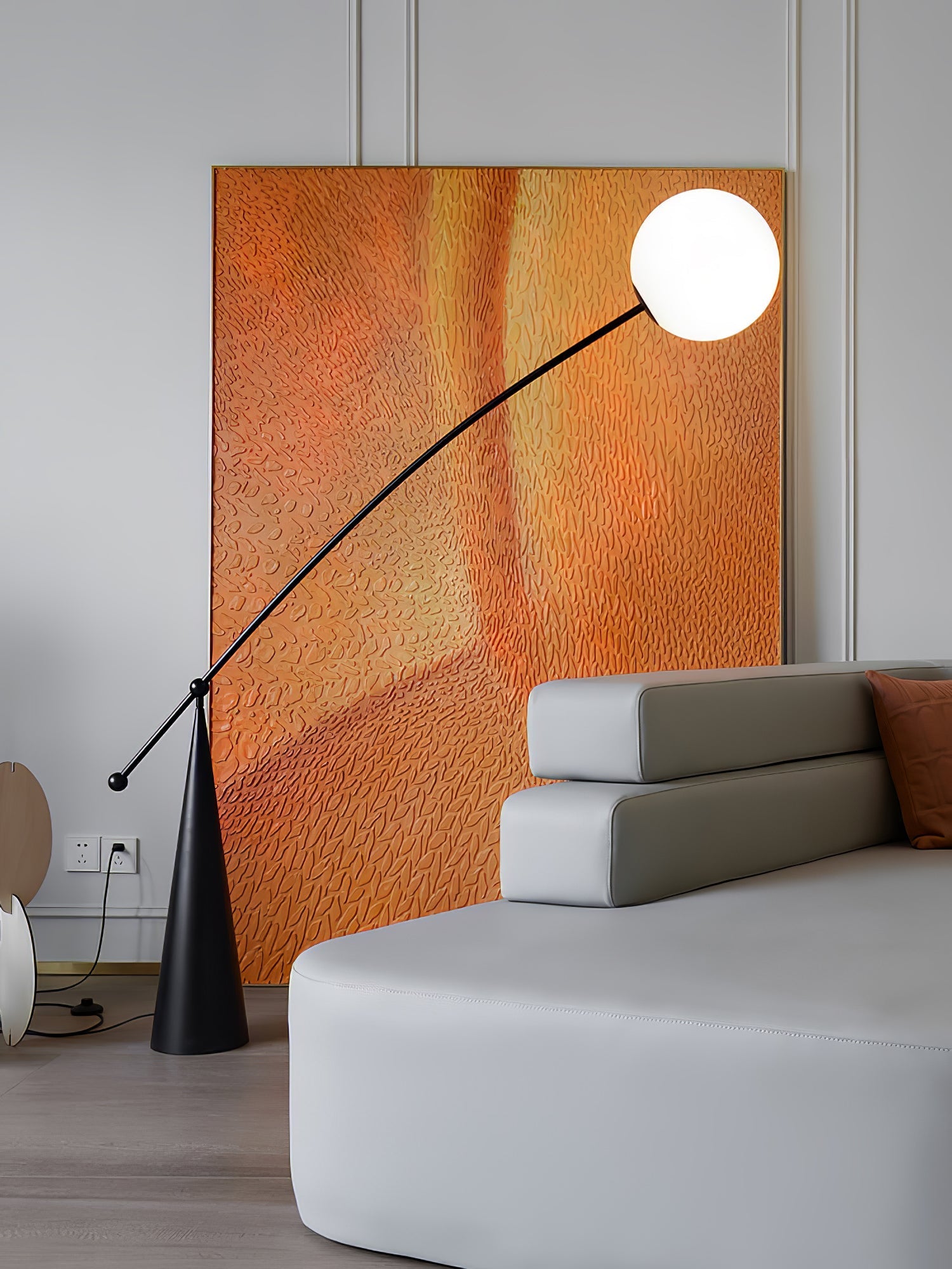 Ortalil Modern Arc Floor Lamp - Letslighting