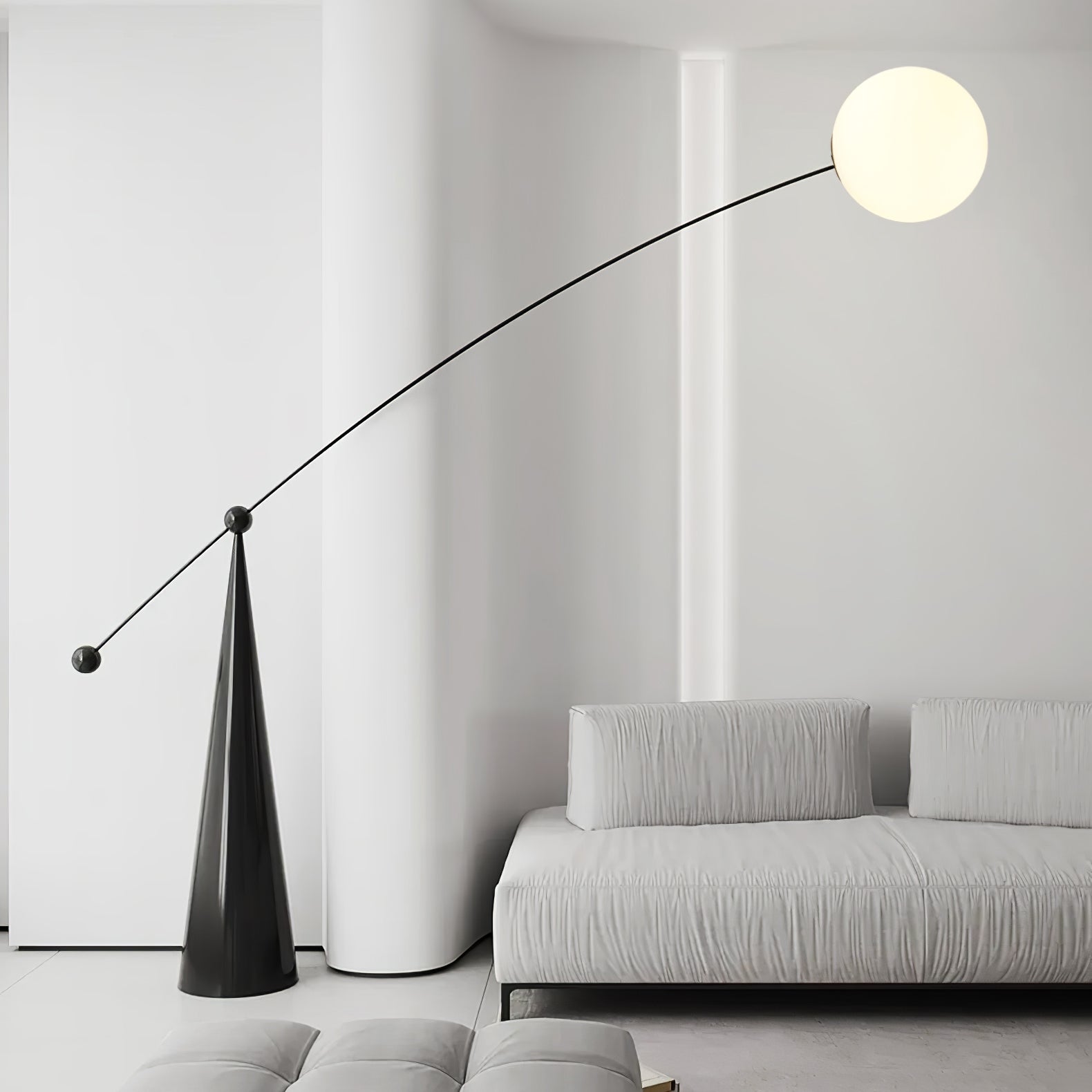 Ortalil Modern Arc Floor Lamp - Letslighting