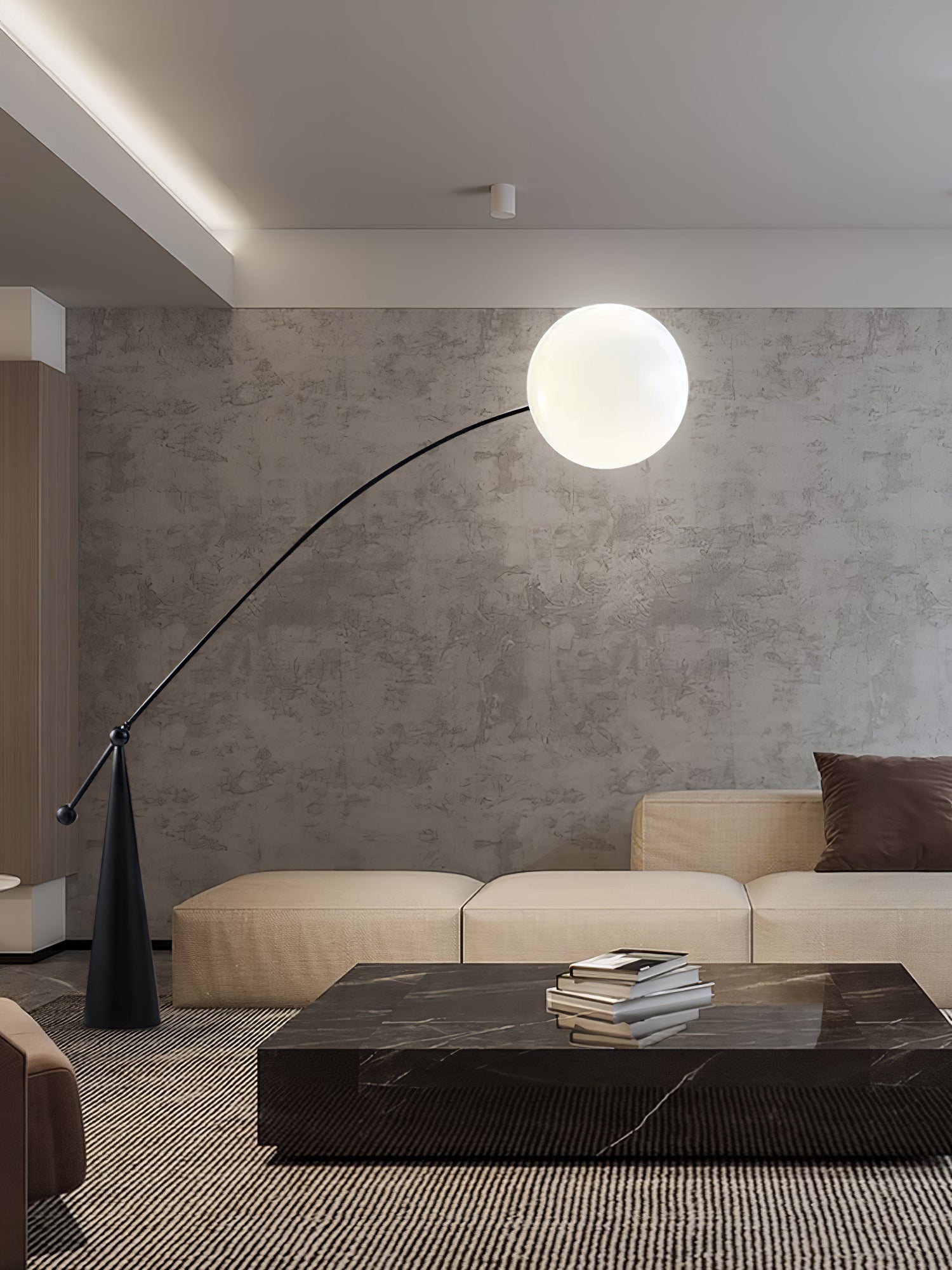 Ortalil Modern Arc Floor Lamp - Letslighting