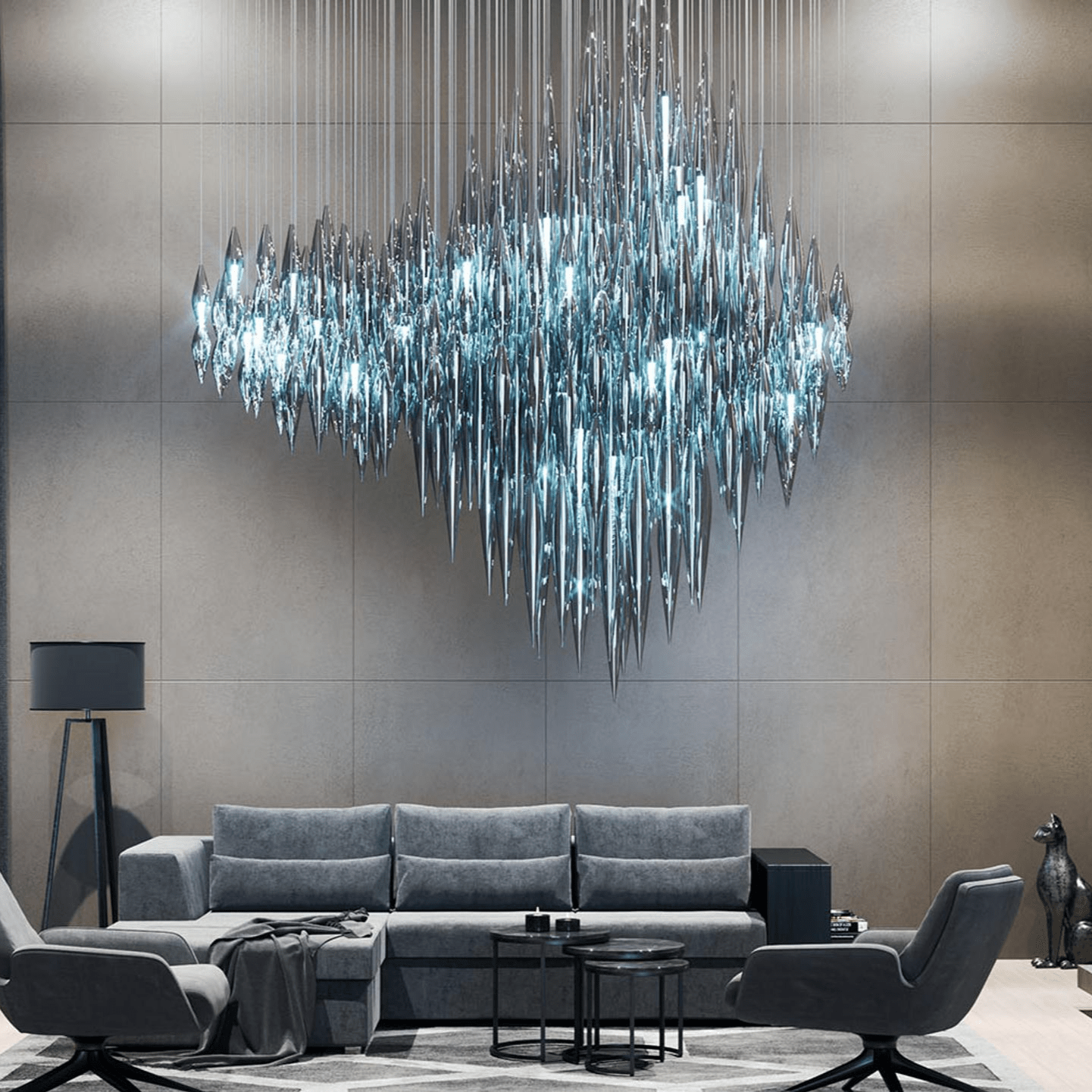Oloren Prismatic Crystal Chandelier - Letslighting