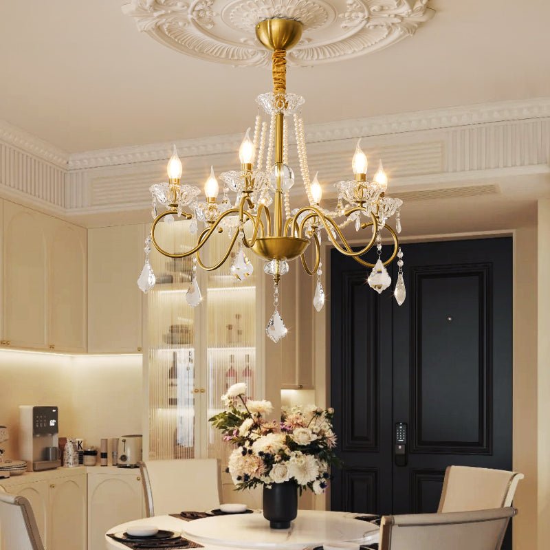 Velaeyra Postmodern Luxury Pearl Crystal Chandelier - Letslighting