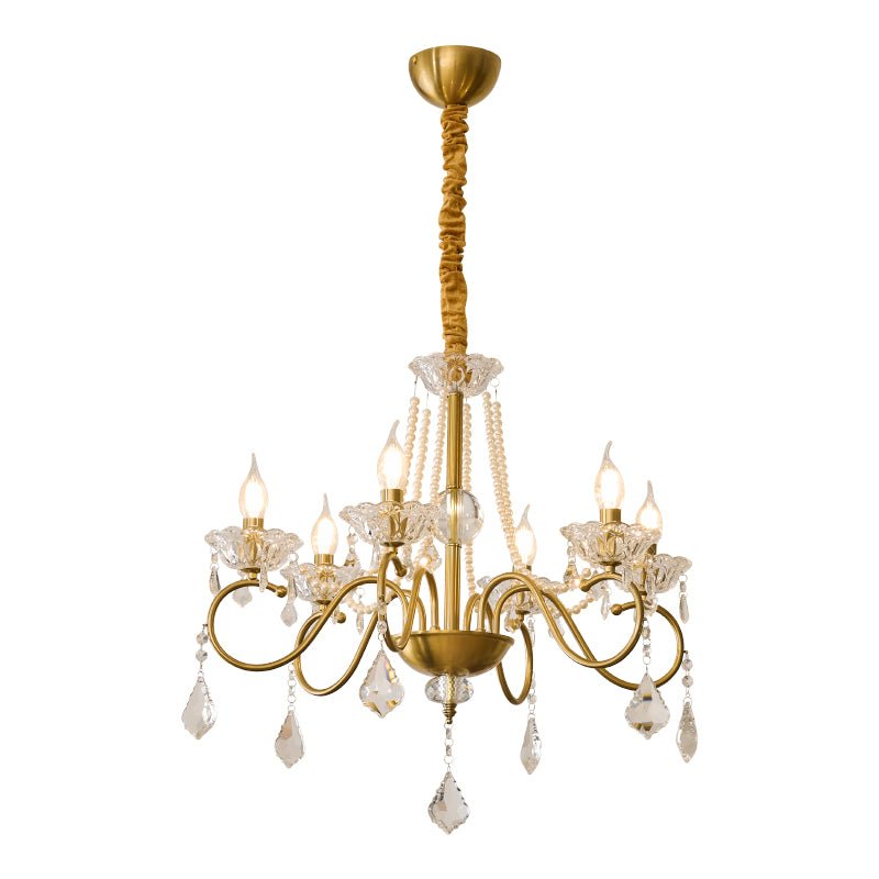 Velaeyra Postmodern Luxury Pearl Crystal Chandelier - Letslighting