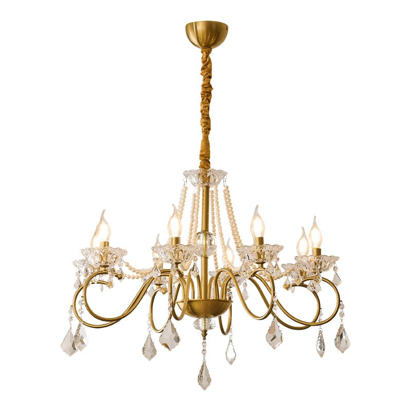 Velaeyra Postmodern Luxury Pearl Crystal Chandelier - Letslighting
