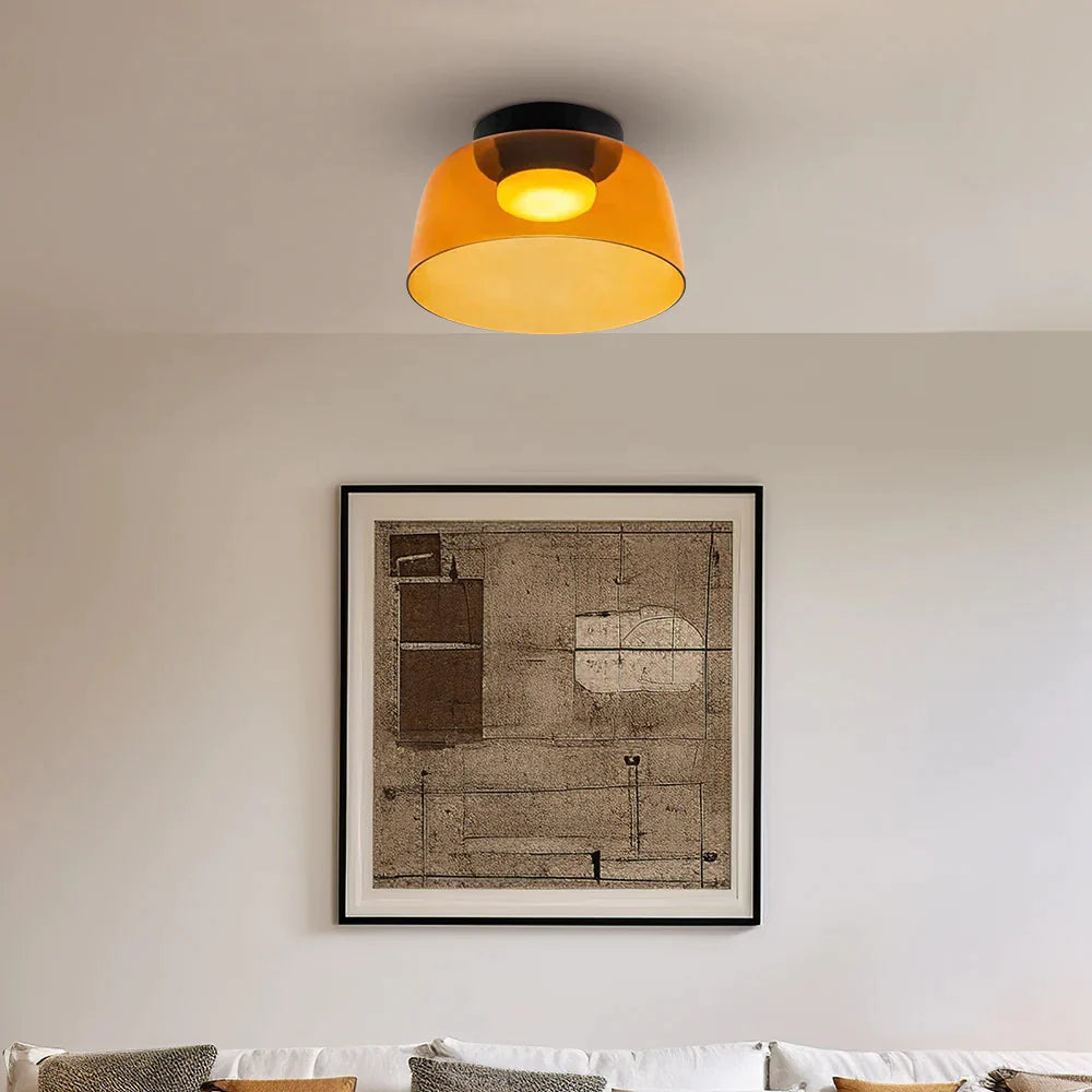 Valentina Modern Simple Creative Glass Flush Mount Ceiling Light - Letslighting