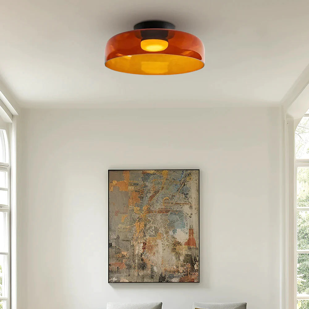 Valentina Modern Simple Creative Glass Flush Mount Ceiling Light - Letslighting