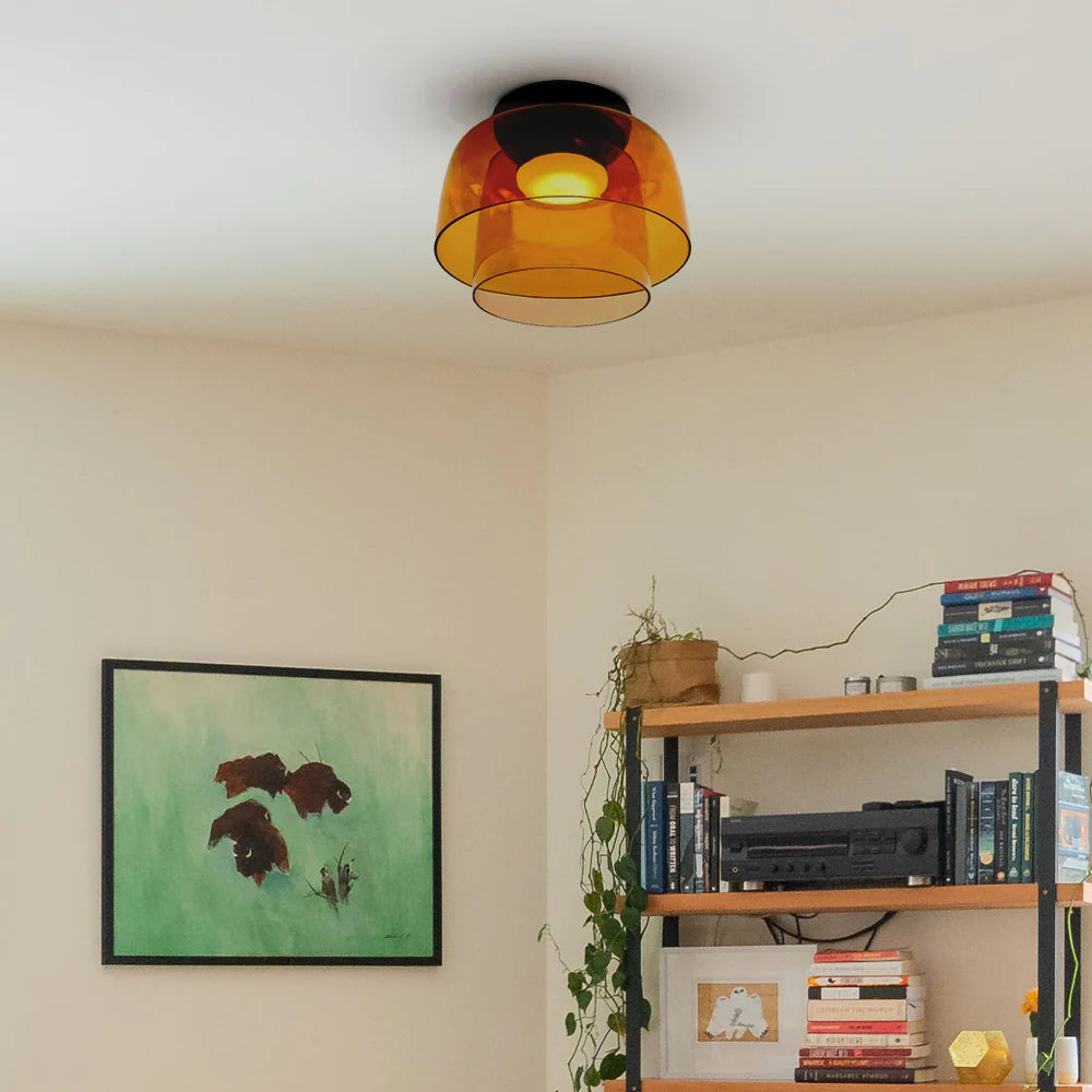 Valentina Modern Simple Creative Glass Flush Mount Ceiling Light - Letslighting