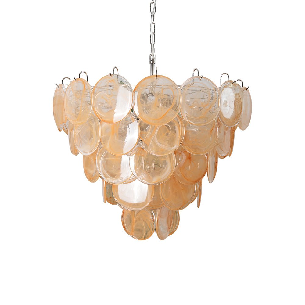 Aurora Chandelier Murano Glass Disc Classic - Letslighting