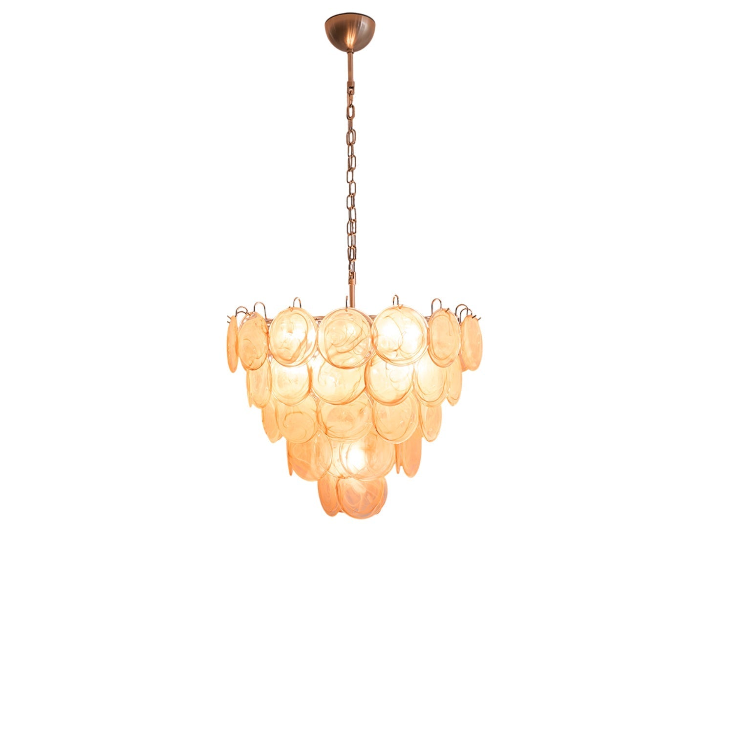 Aurora Chandelier Murano Glass Disc Classic - Letslighting