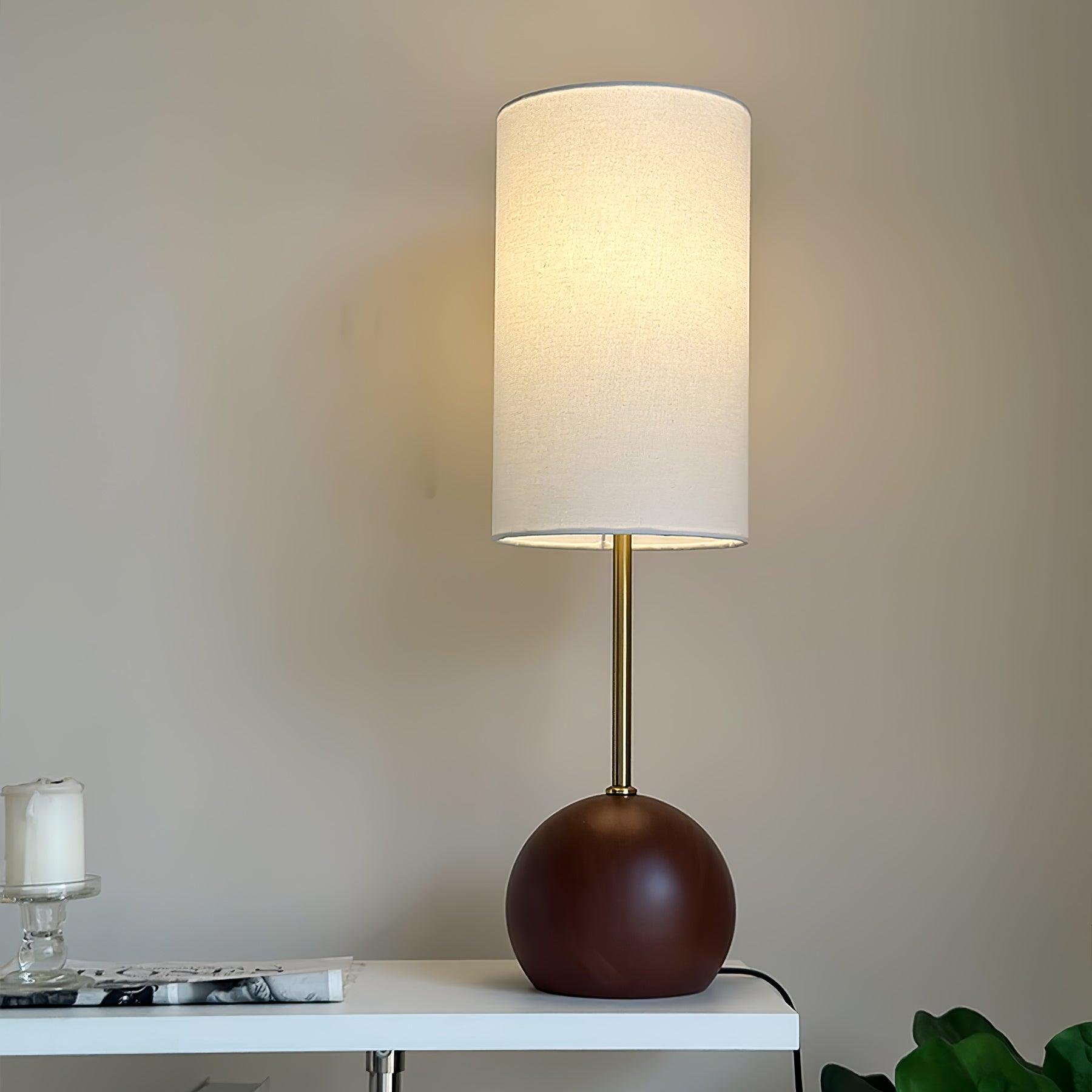 Ballon Wooden Sphere Table Lamp - Letslighting