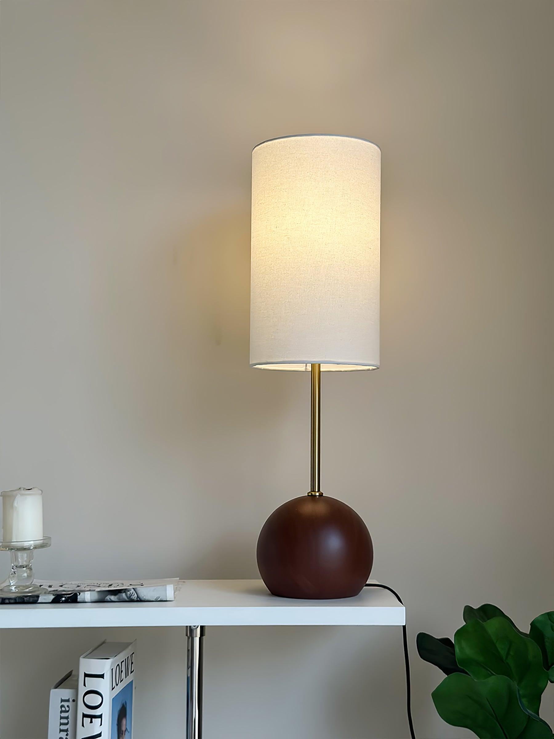 Ballon Wooden Sphere Table Lamp - Letslighting