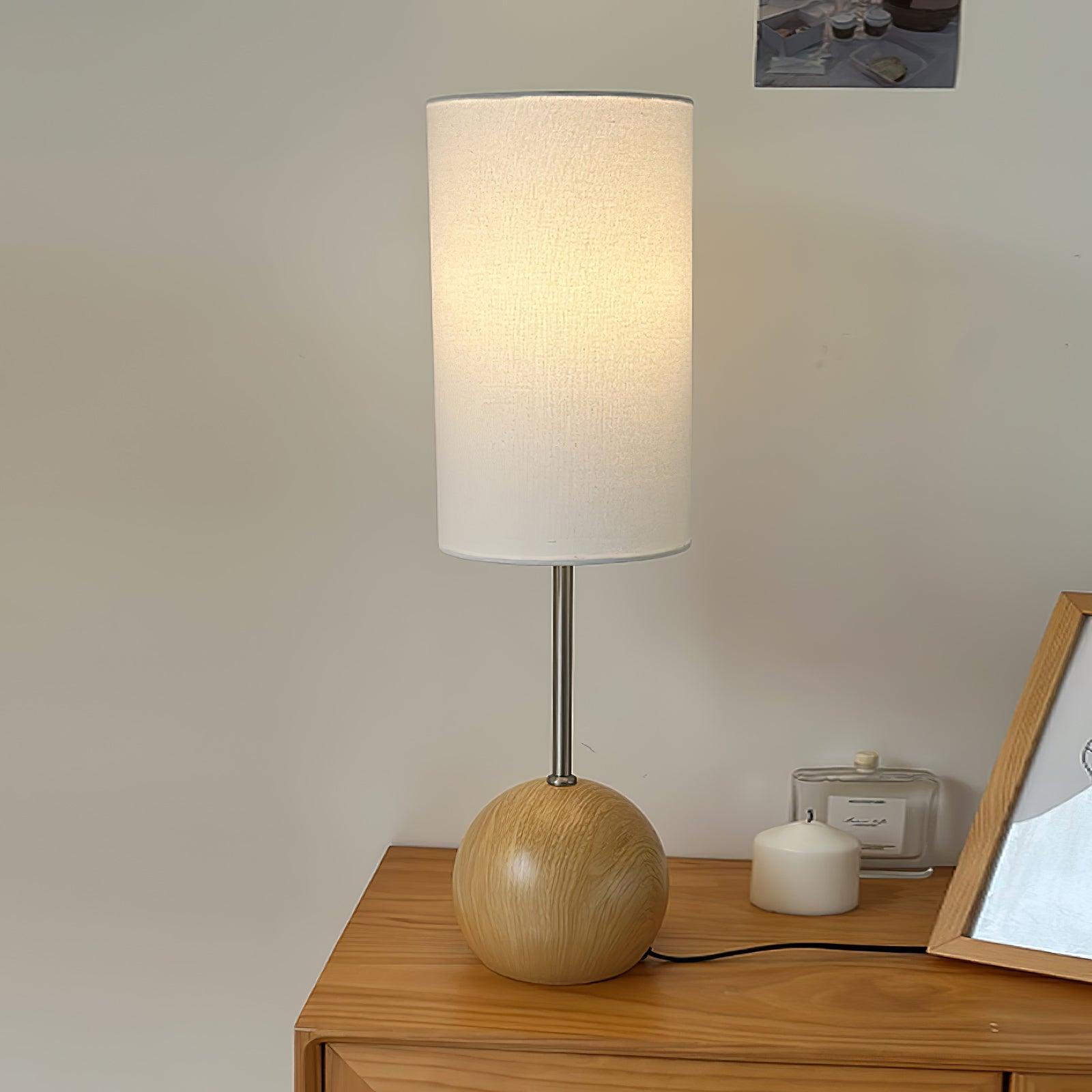 Ballon Wooden Sphere Table Lamp - Letslighting