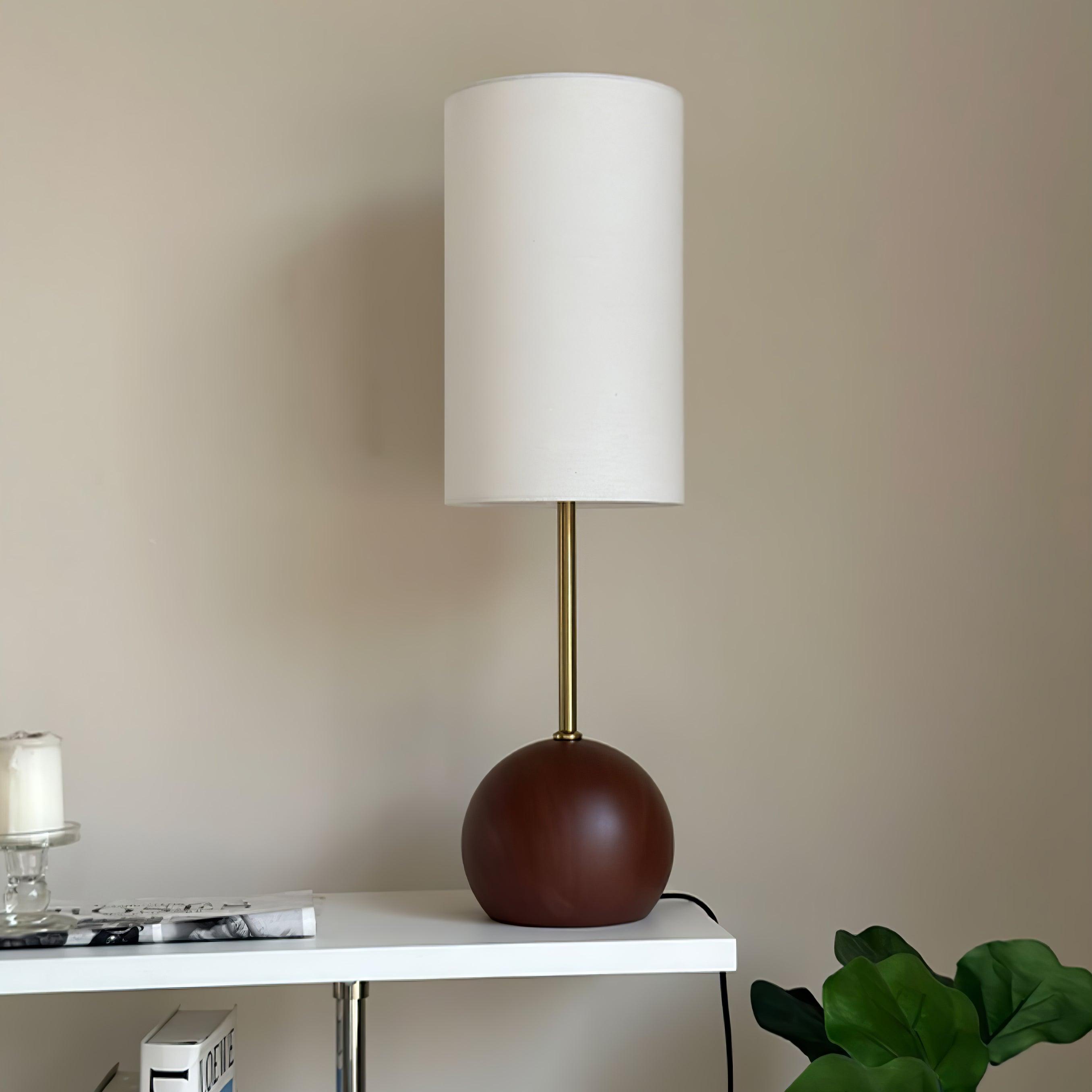 Ballon Wooden Sphere Table Lamp - Letslighting