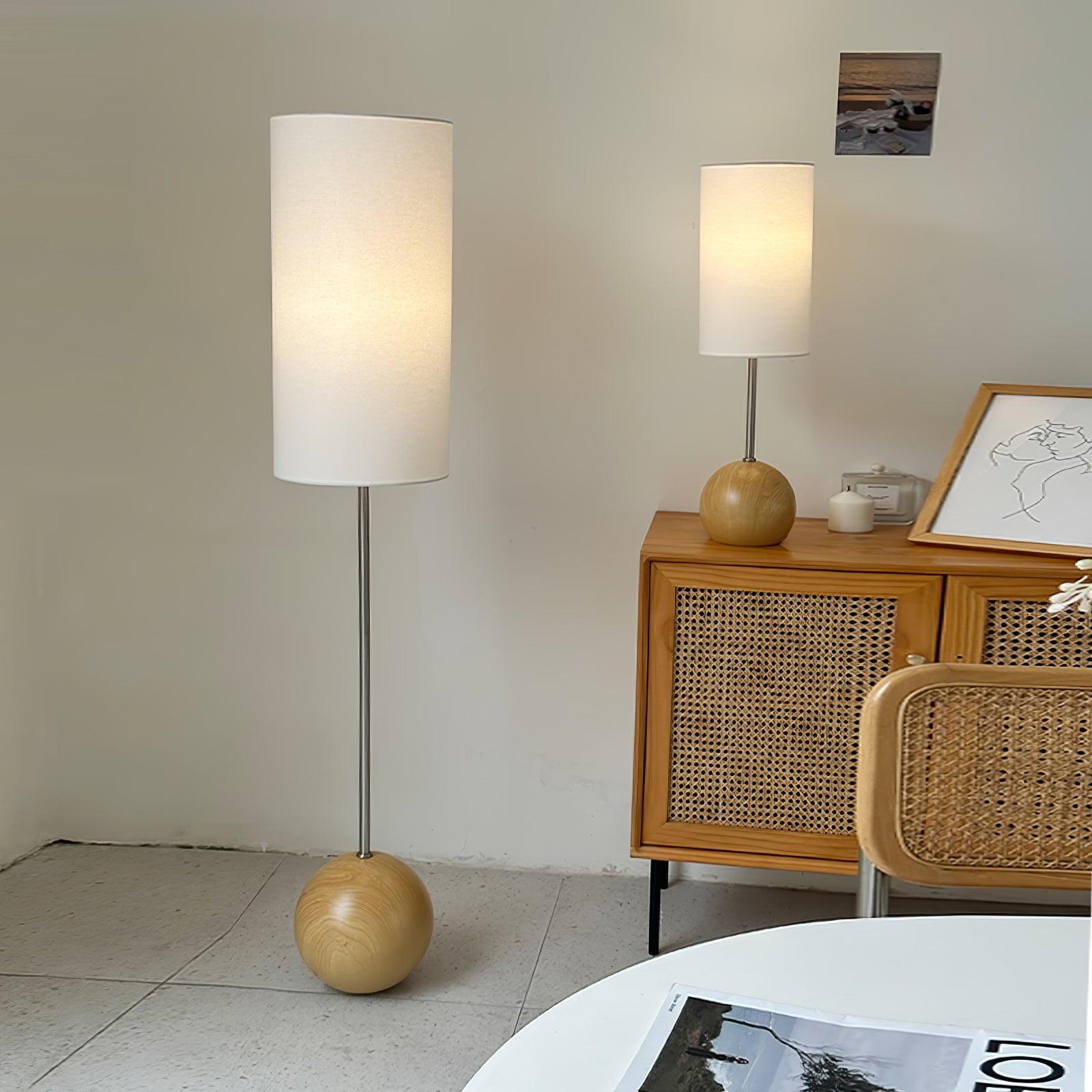 Ballon Wooden Sphere Table Lamp - Letslighting