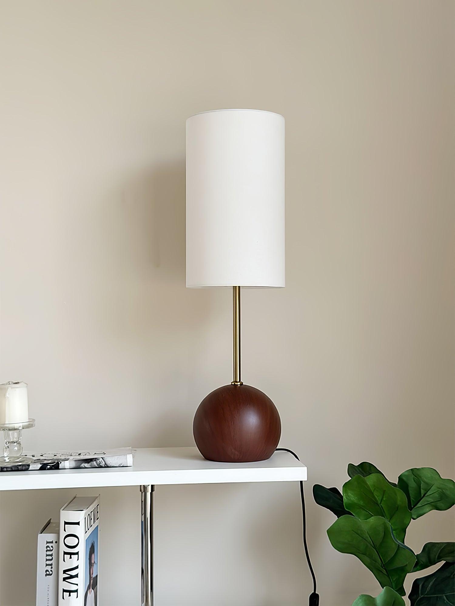 Ballon Wooden Sphere Table Lamp - Letslighting