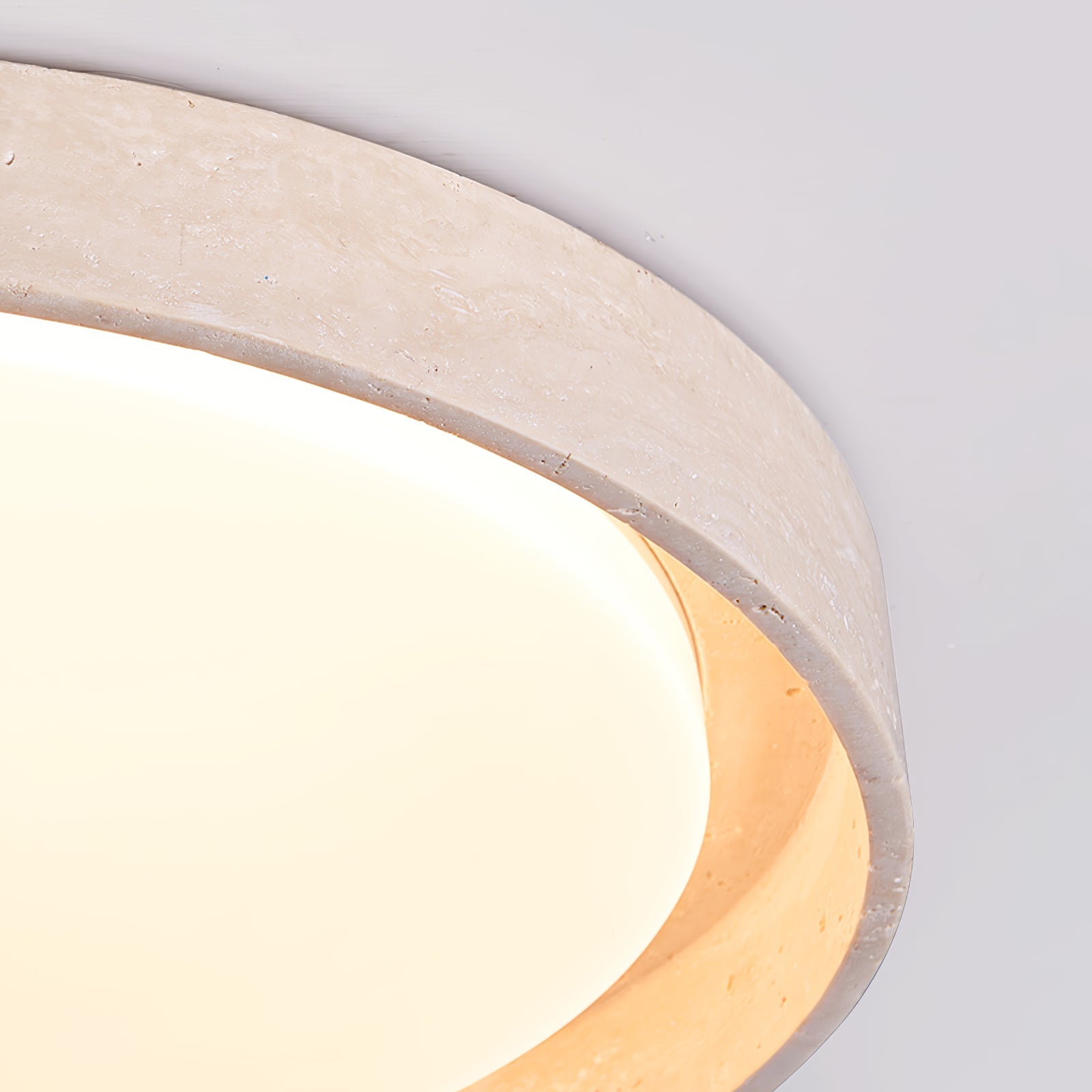 Zevinarae Travertine Ceiling Light