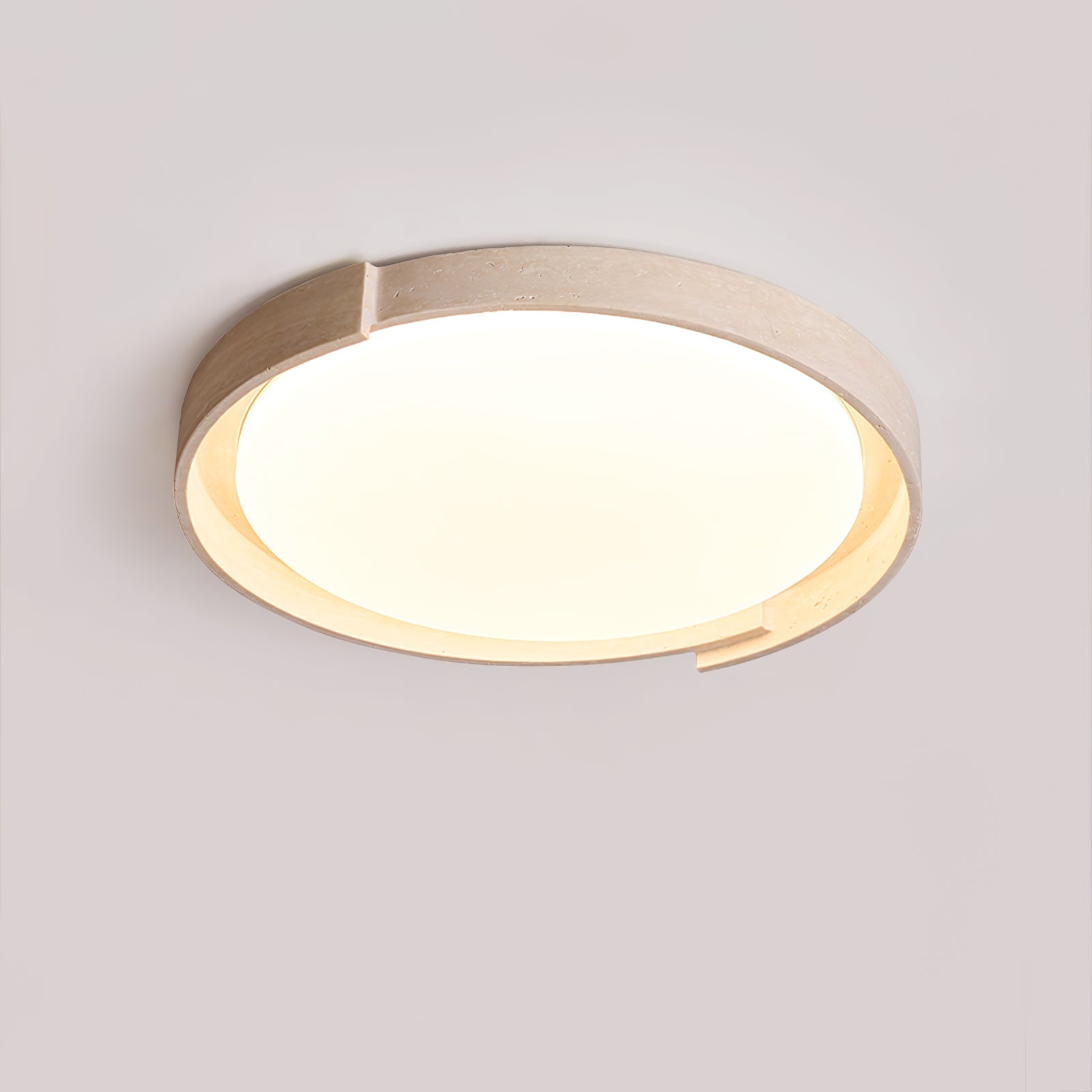 Zevinarae Travertine Ceiling Light