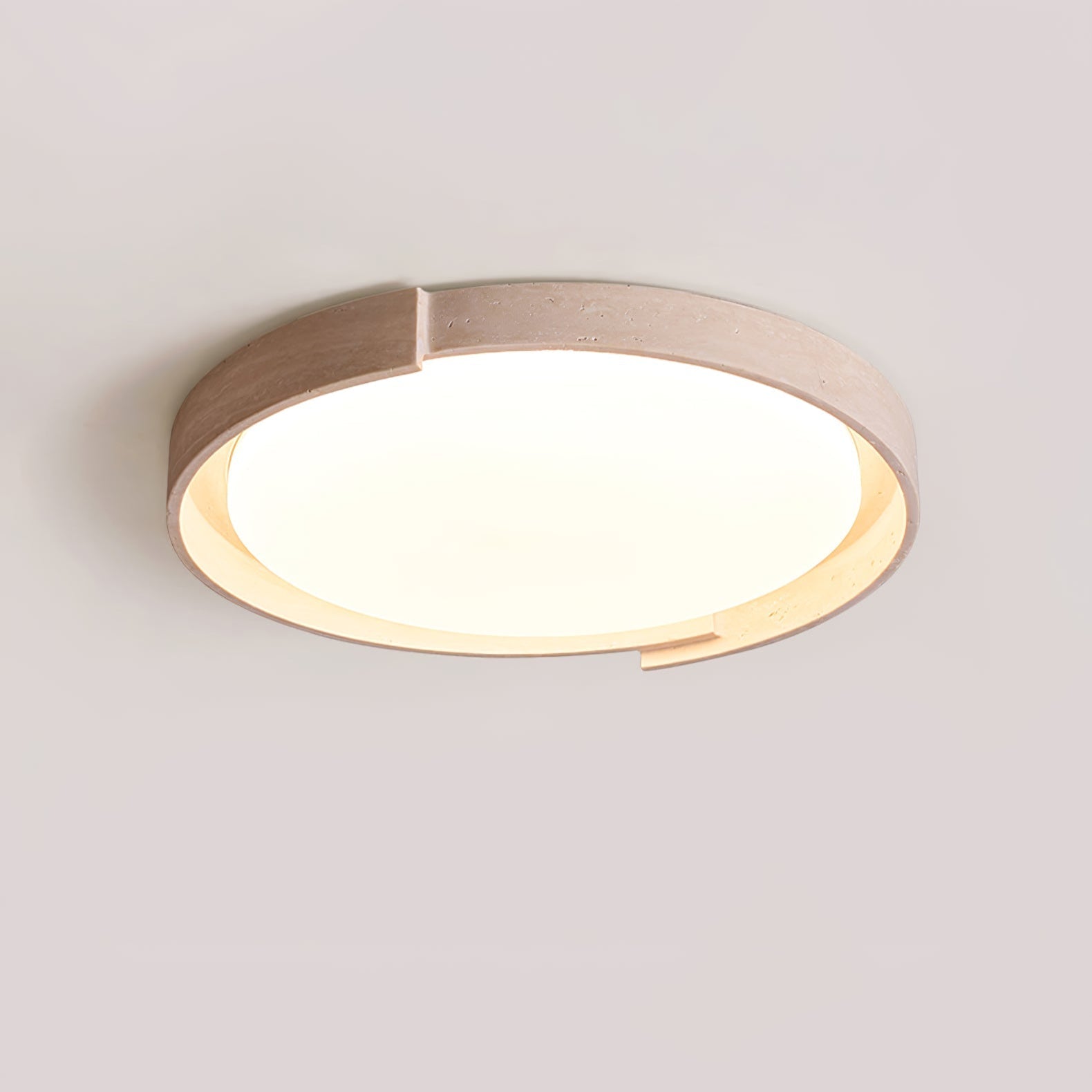 Zevinarae Travertine Ceiling Light