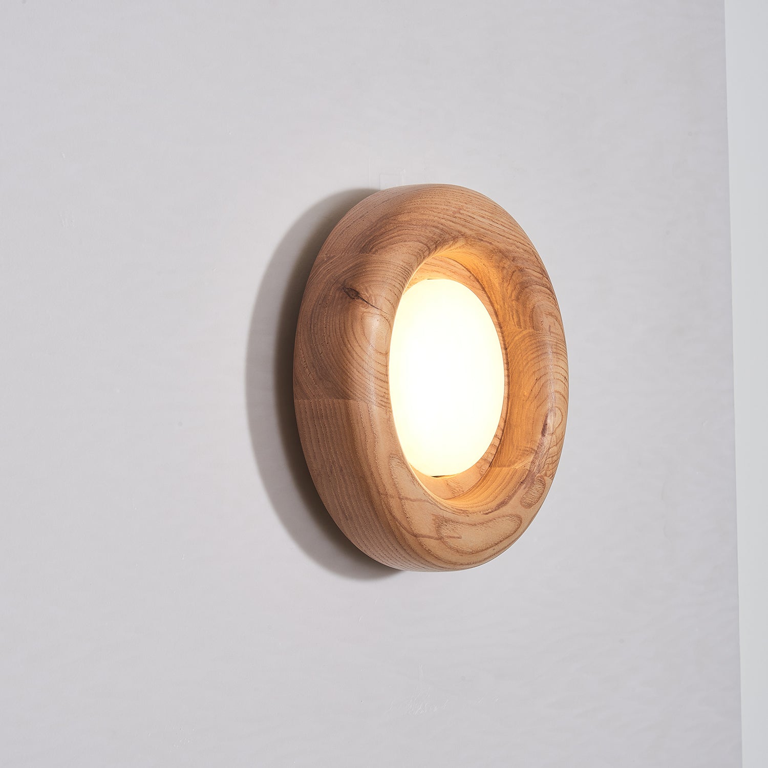 Lustra Wall Lamp Wooden Frame Acrylic Glow - Letslighting