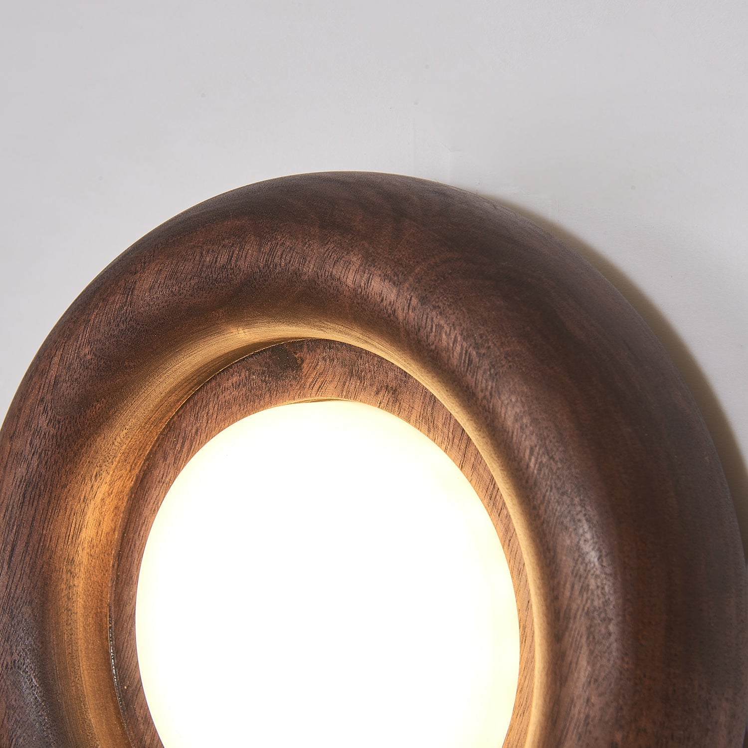 Lustra Wall Lamp Wooden Frame Acrylic Glow - Letslighting