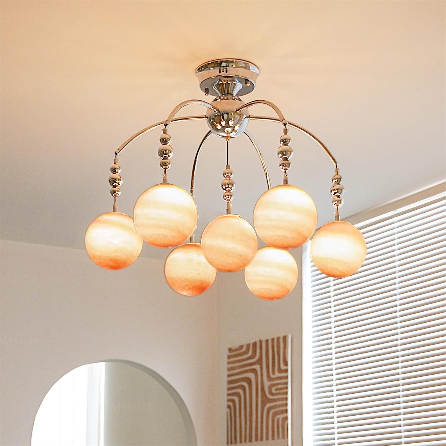 Orbola Ceiling Light Rosy Orb Radiance - Letslighting