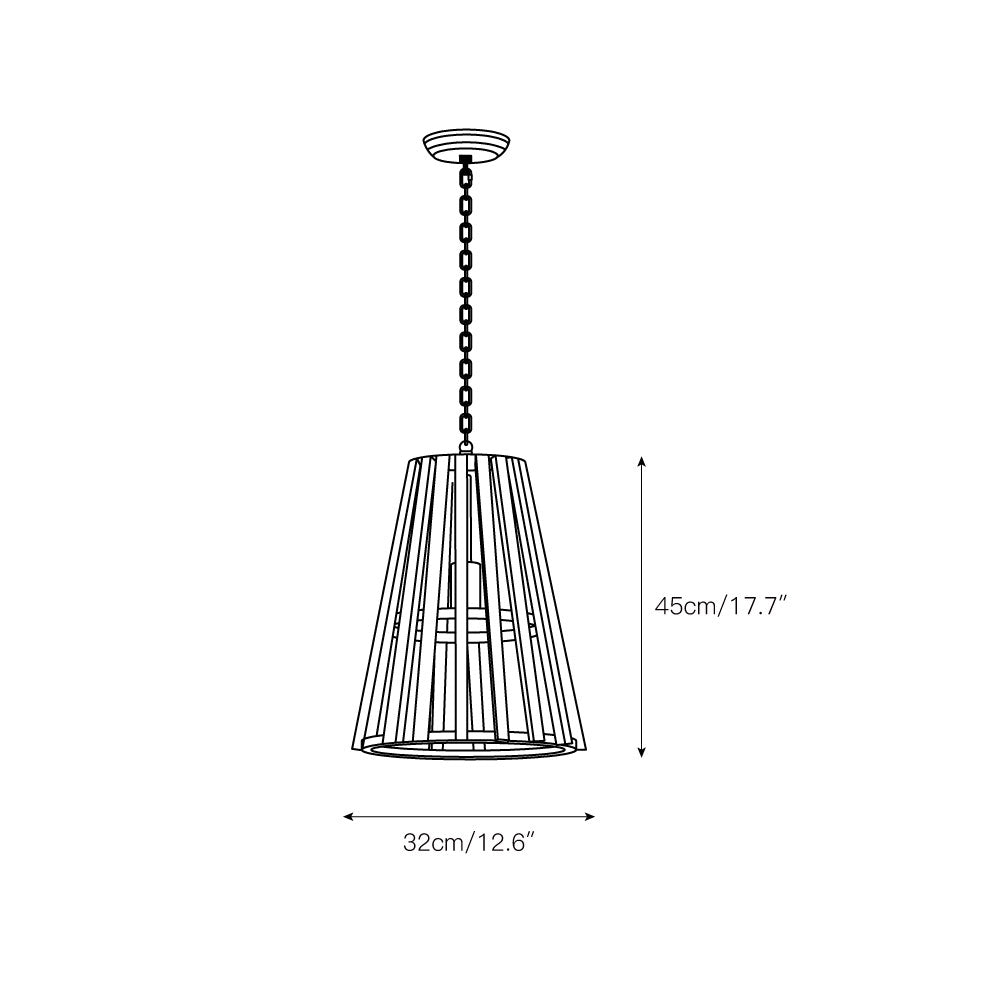 Avsolel Modern Minimalist Wooden Pendant Lamp - Letslighting