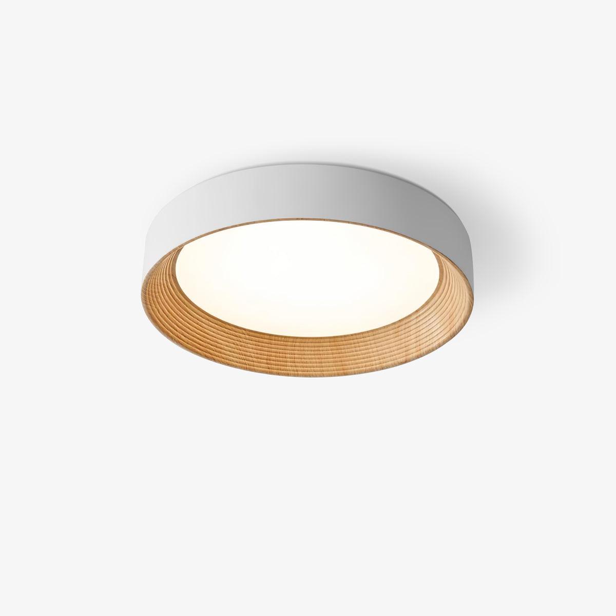 Solara Ceiling Lamp Wood Ring Minimalist Adjustable - Letslighting