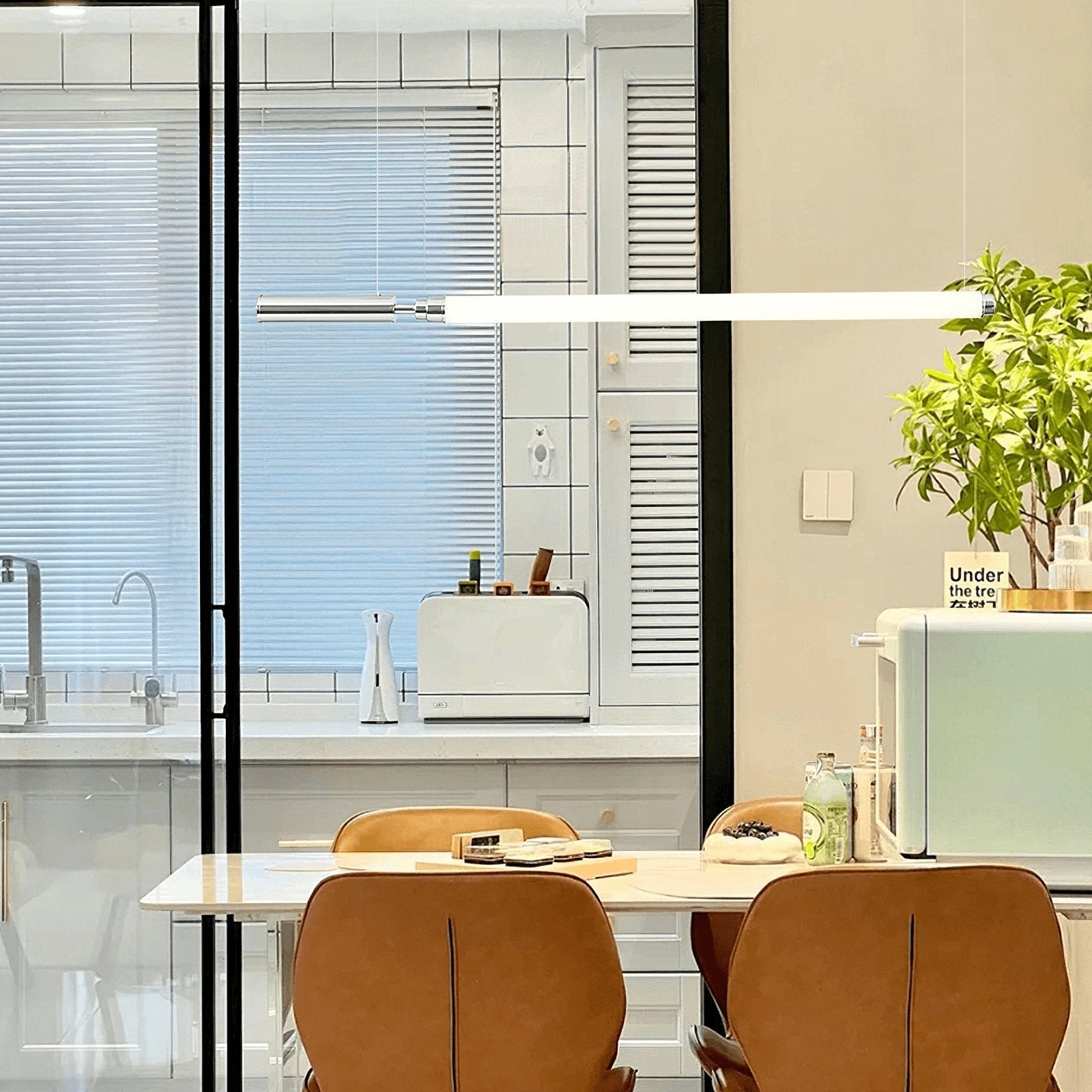 Ollaeos Modern Minimalist Glass Pendant Light - Letslighting