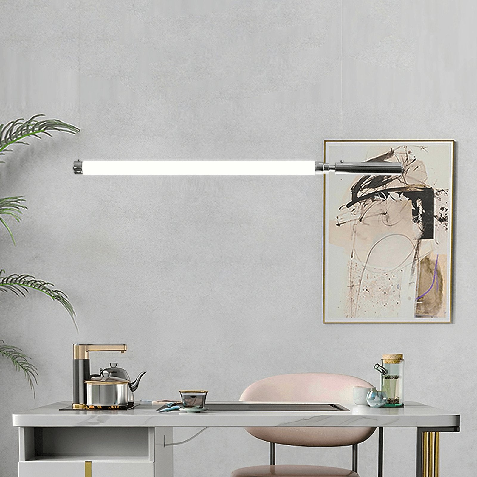 Ollaeos Modern Minimalist Glass Pendant Light - Letslighting