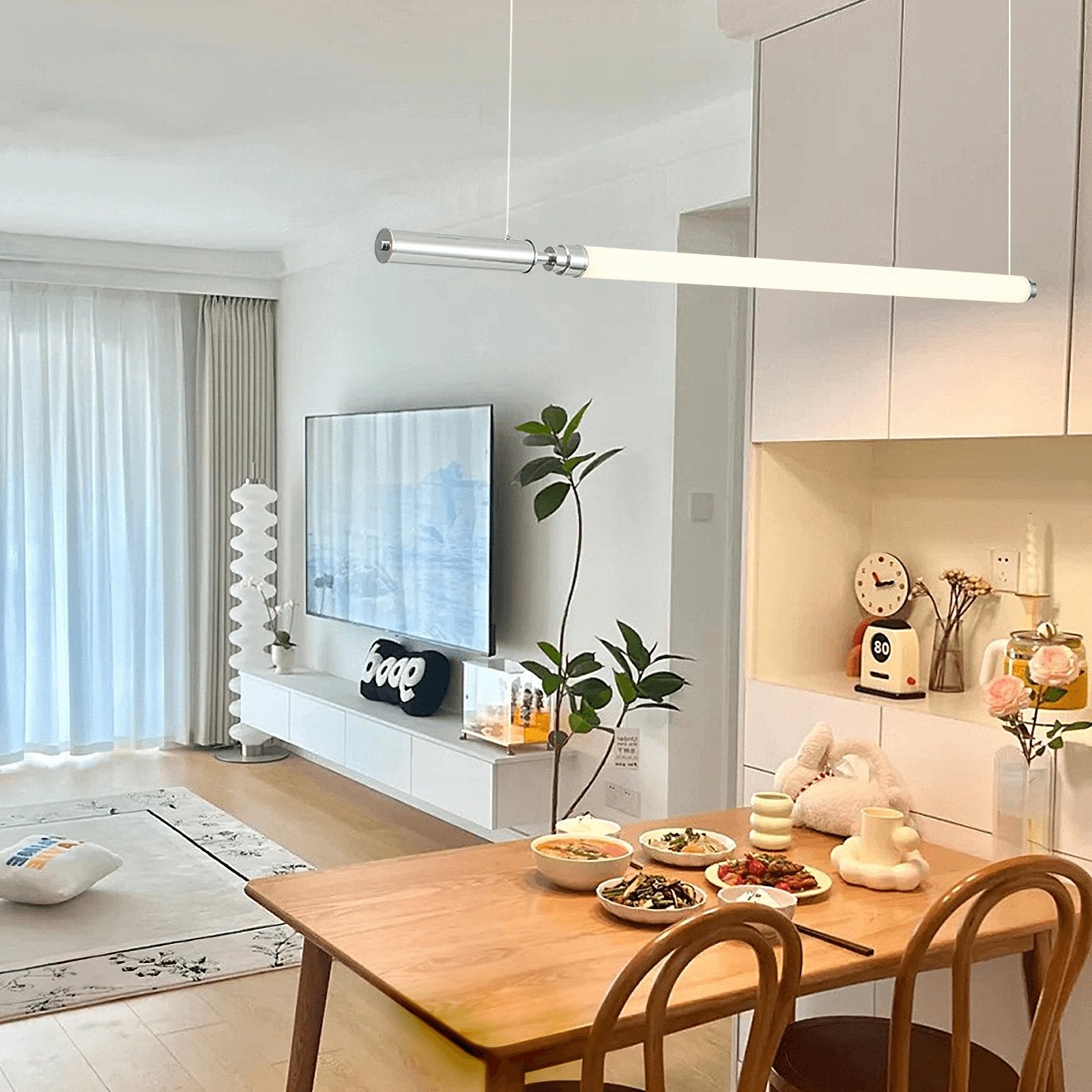 Ollaeos Modern Minimalist Glass Pendant Light - Letslighting