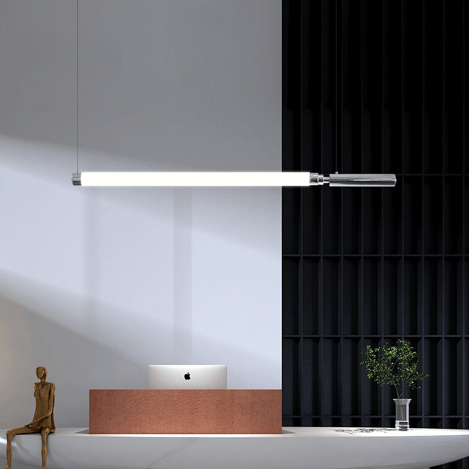 Ollaeos Modern Minimalist Glass Pendant Light - Letslighting