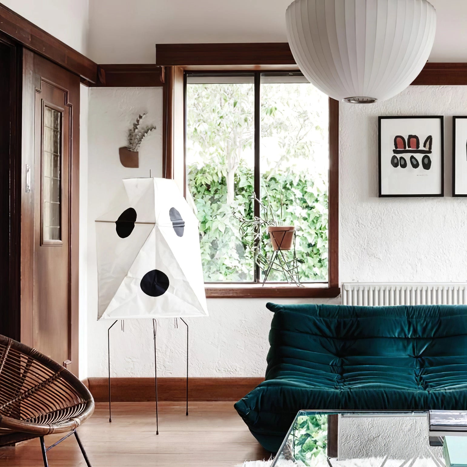 Atheilil Artistic Fabric Floor Lamp - Letslighting