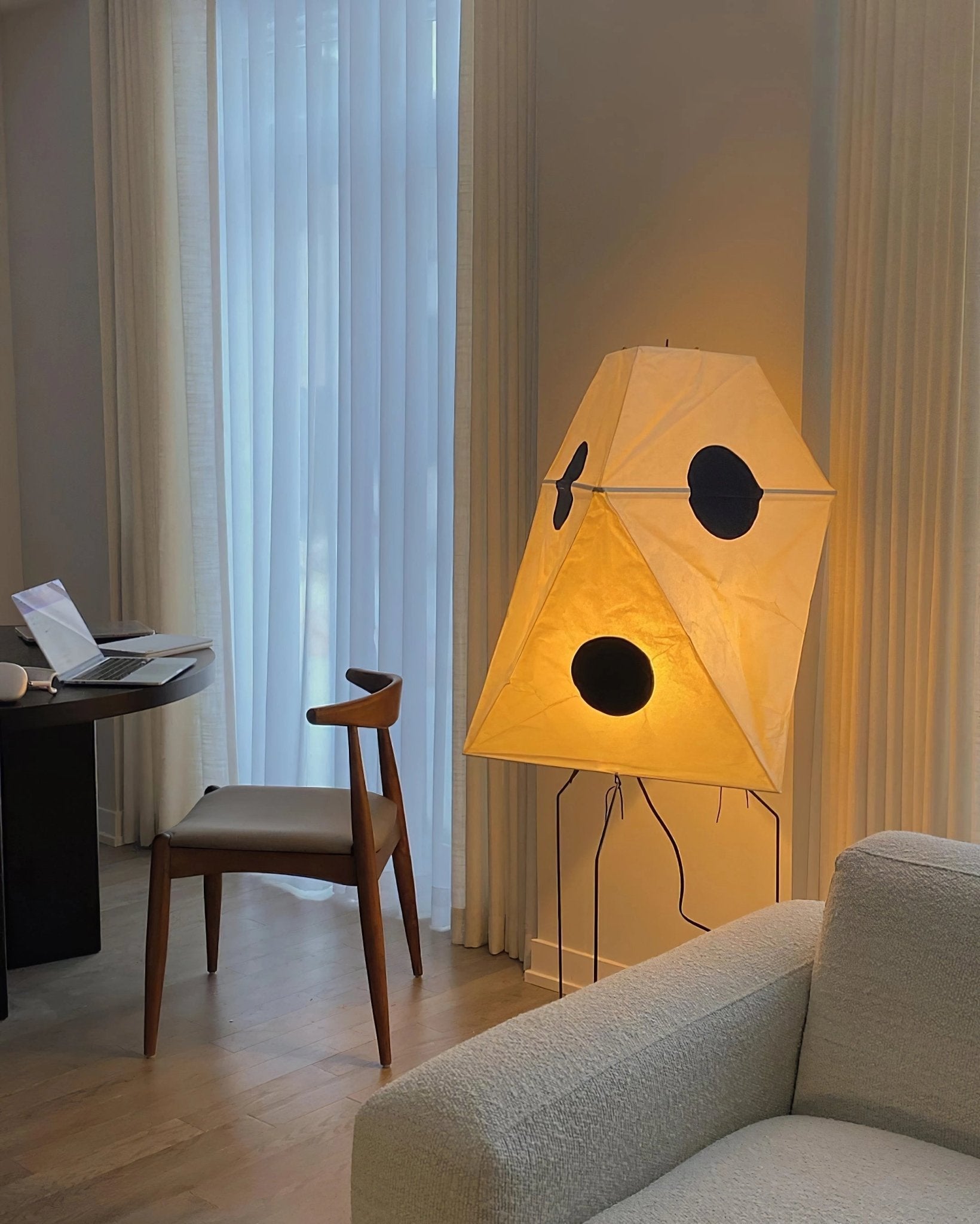 Atheilil Artistic Fabric Floor Lamp - Letslighting