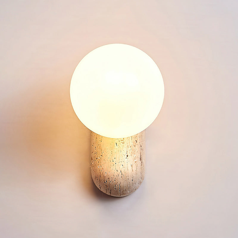 Colaeira Modern Minimalist Art Travertine Wall Lamp - Letslighting