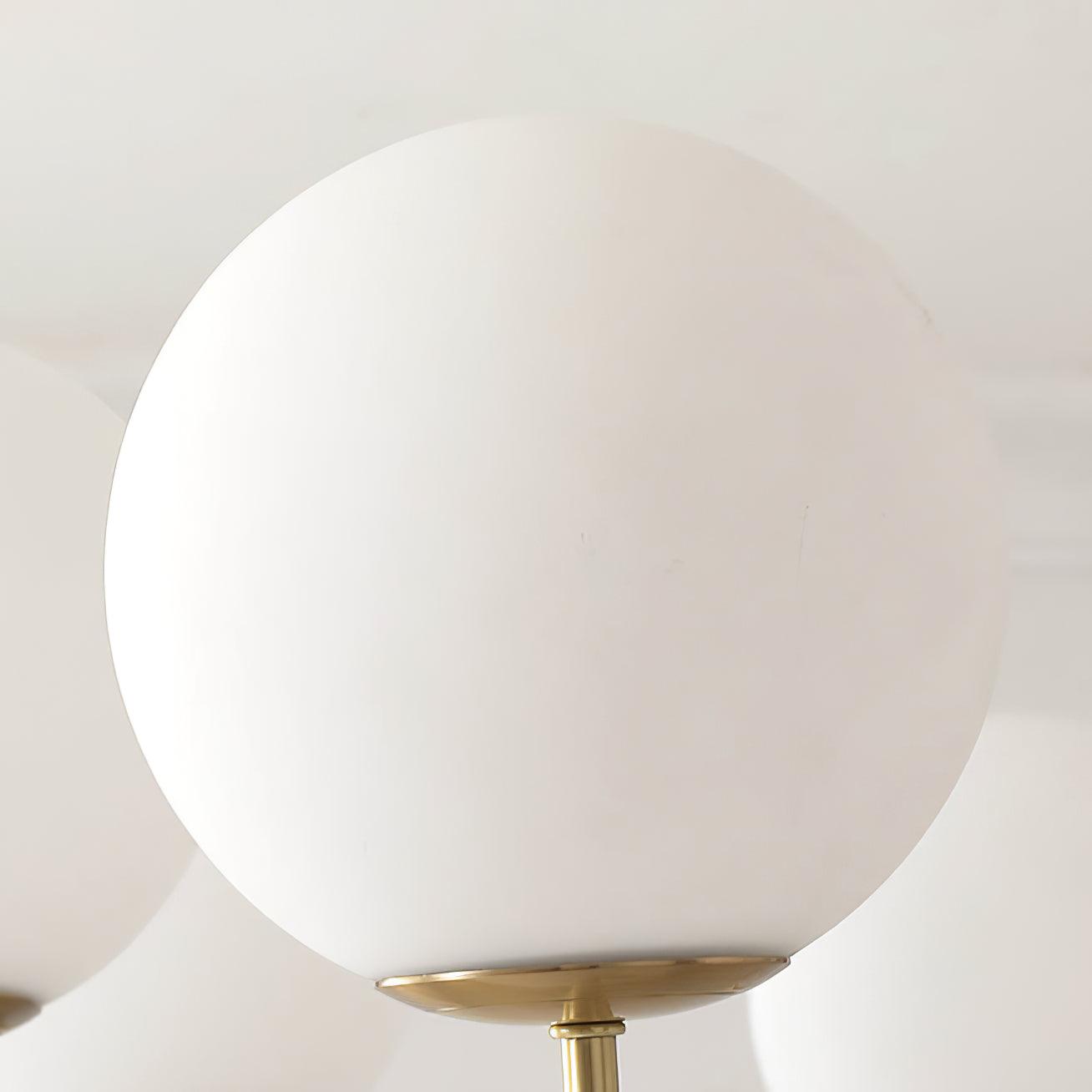 Lustra Chandelier Orillia Brass Globe Modern - Letslighting