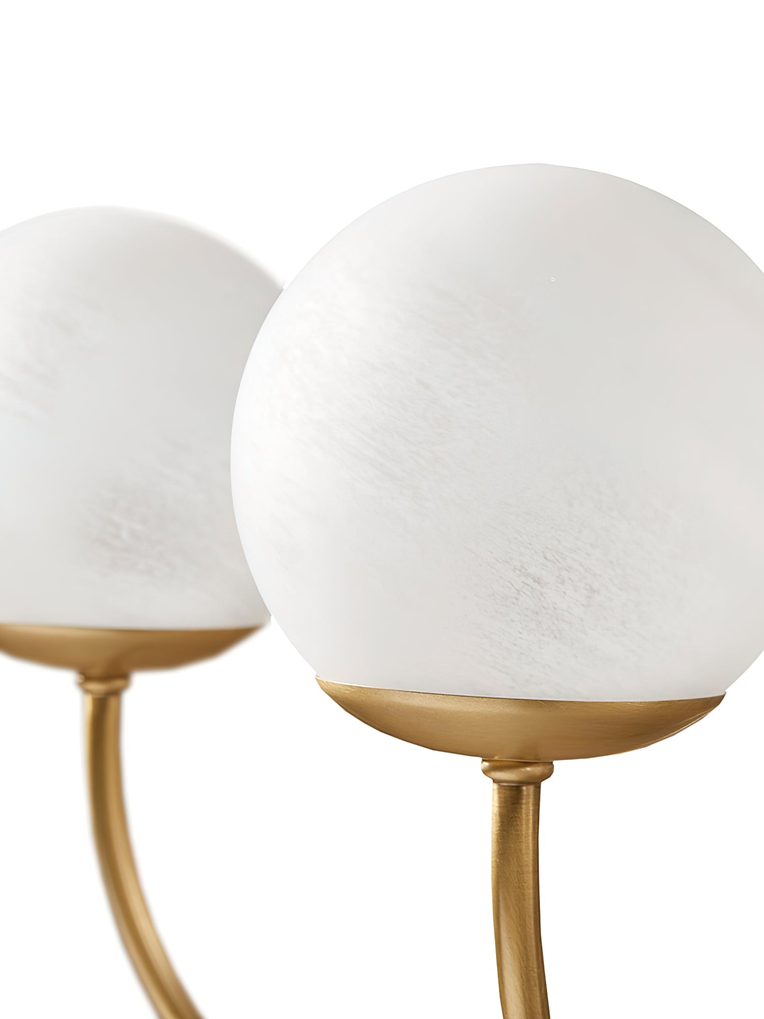 Lustra Chandelier Brass Globe Orillia Elegant - Letslighting
