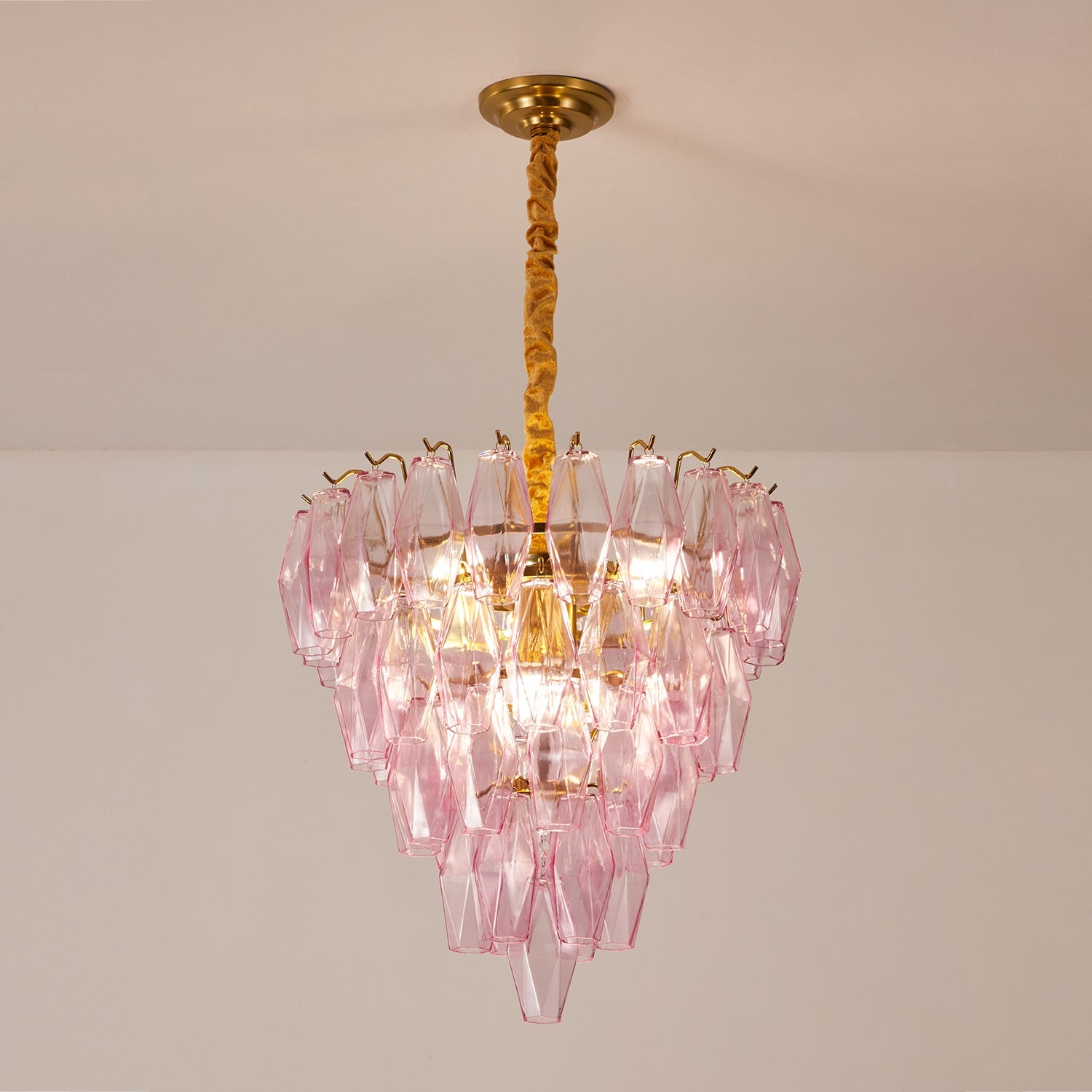 Orinelle Chandelier Prism-Tier Glass Cascade - Letslighting