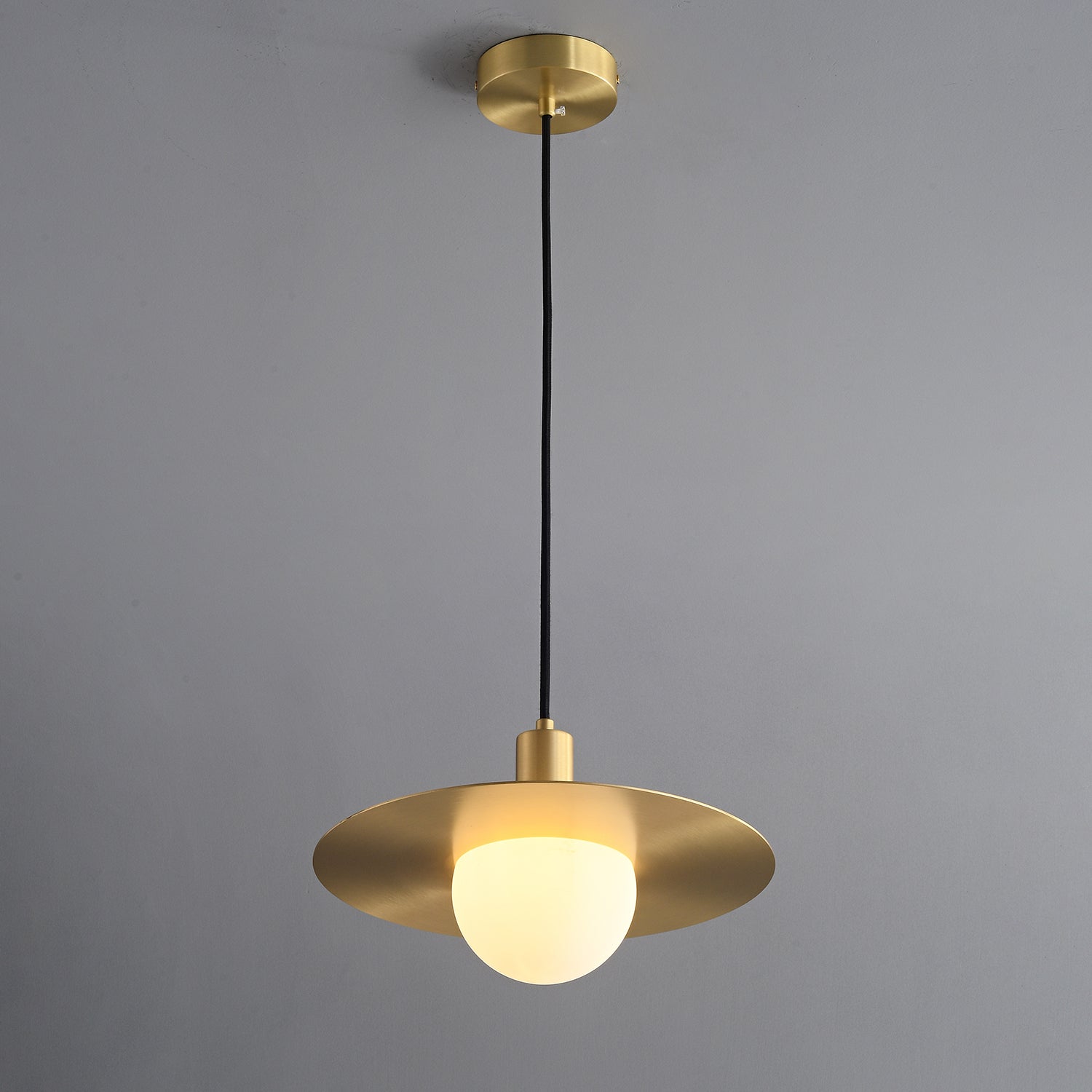 Orionis Premium Nordic Art Brass Glass Pendant Lamp - Letslighting